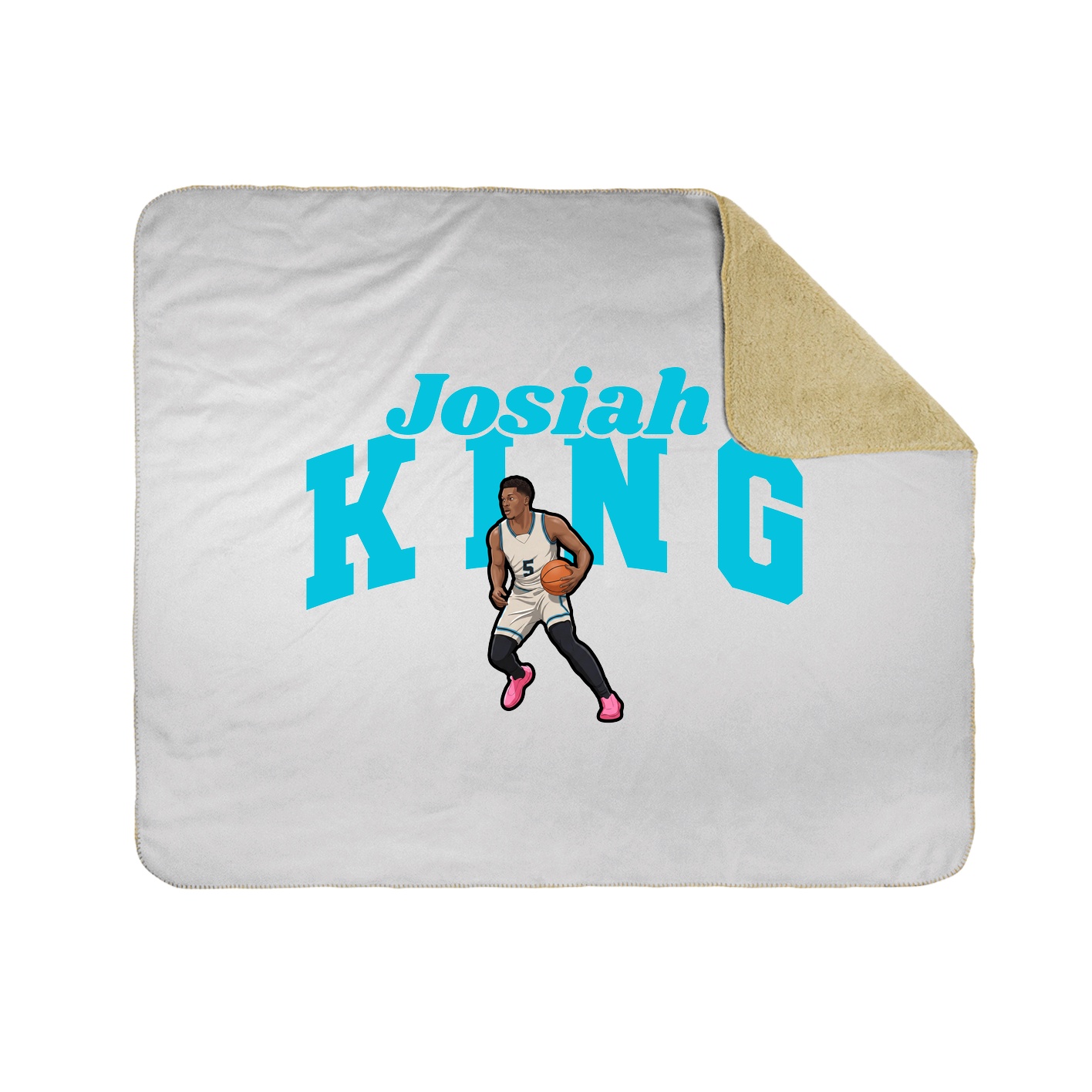 Throw Blanket — Signature Arch in White