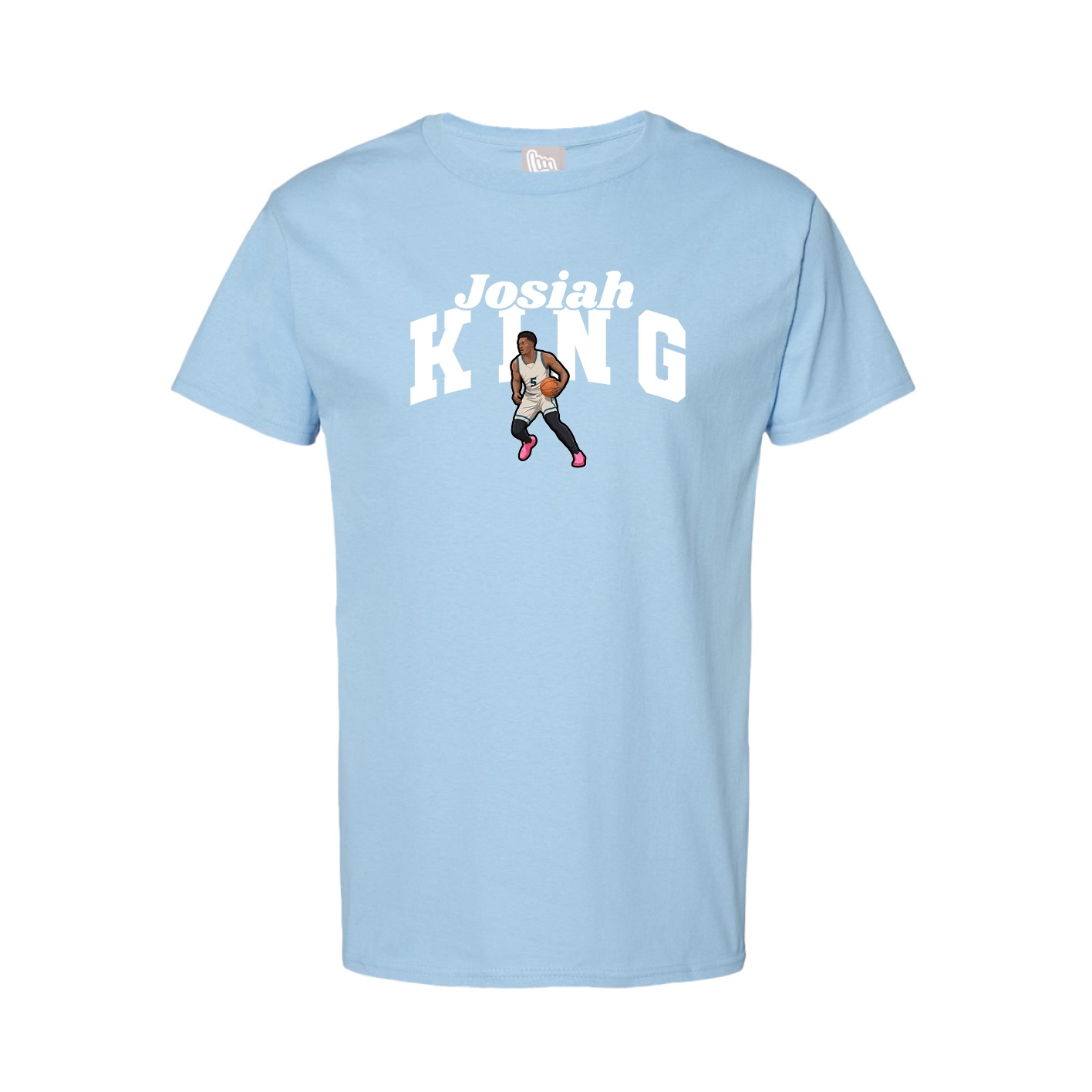 Tee — Signature Arch in Light Blue