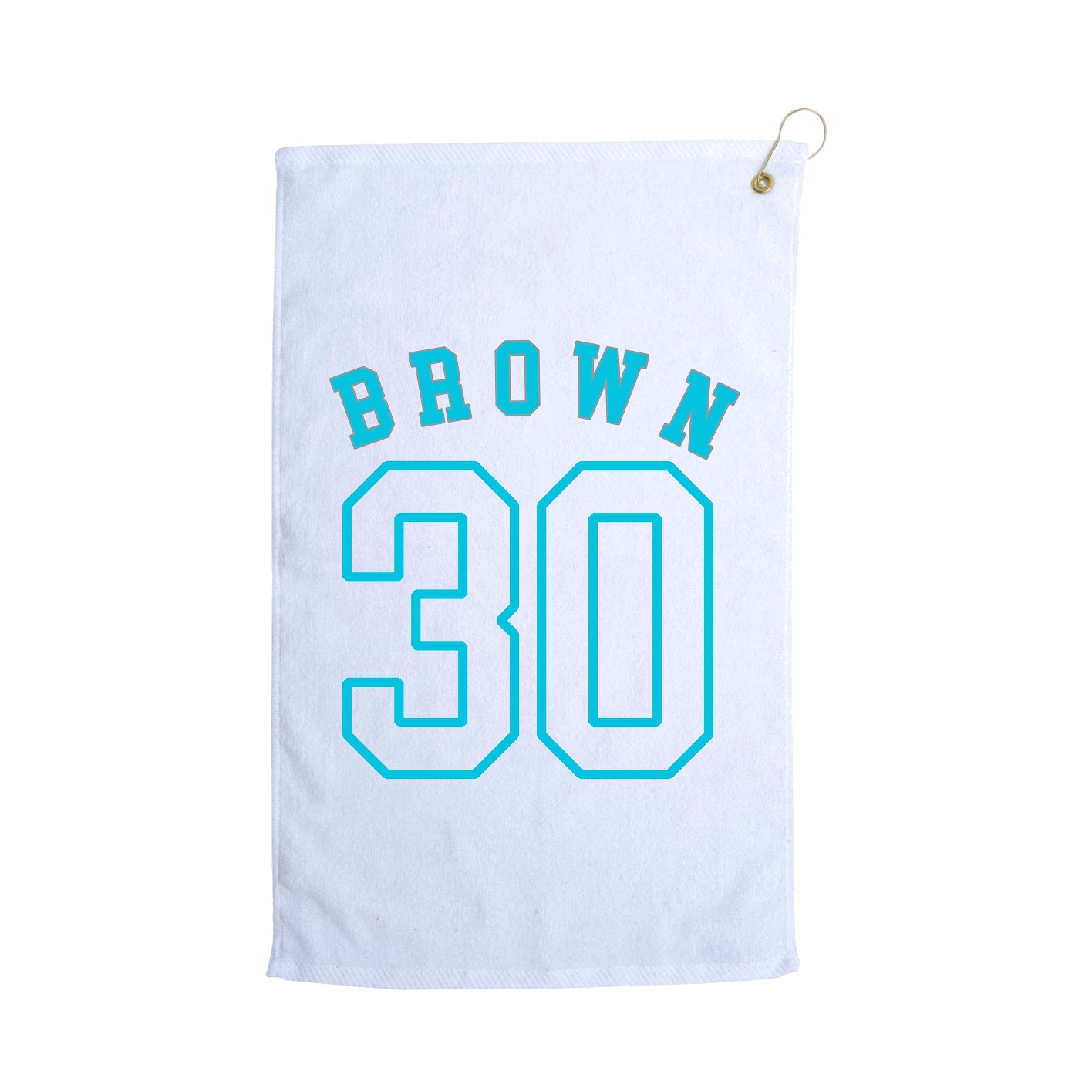 Golf Towel — Shirsey Arch in White