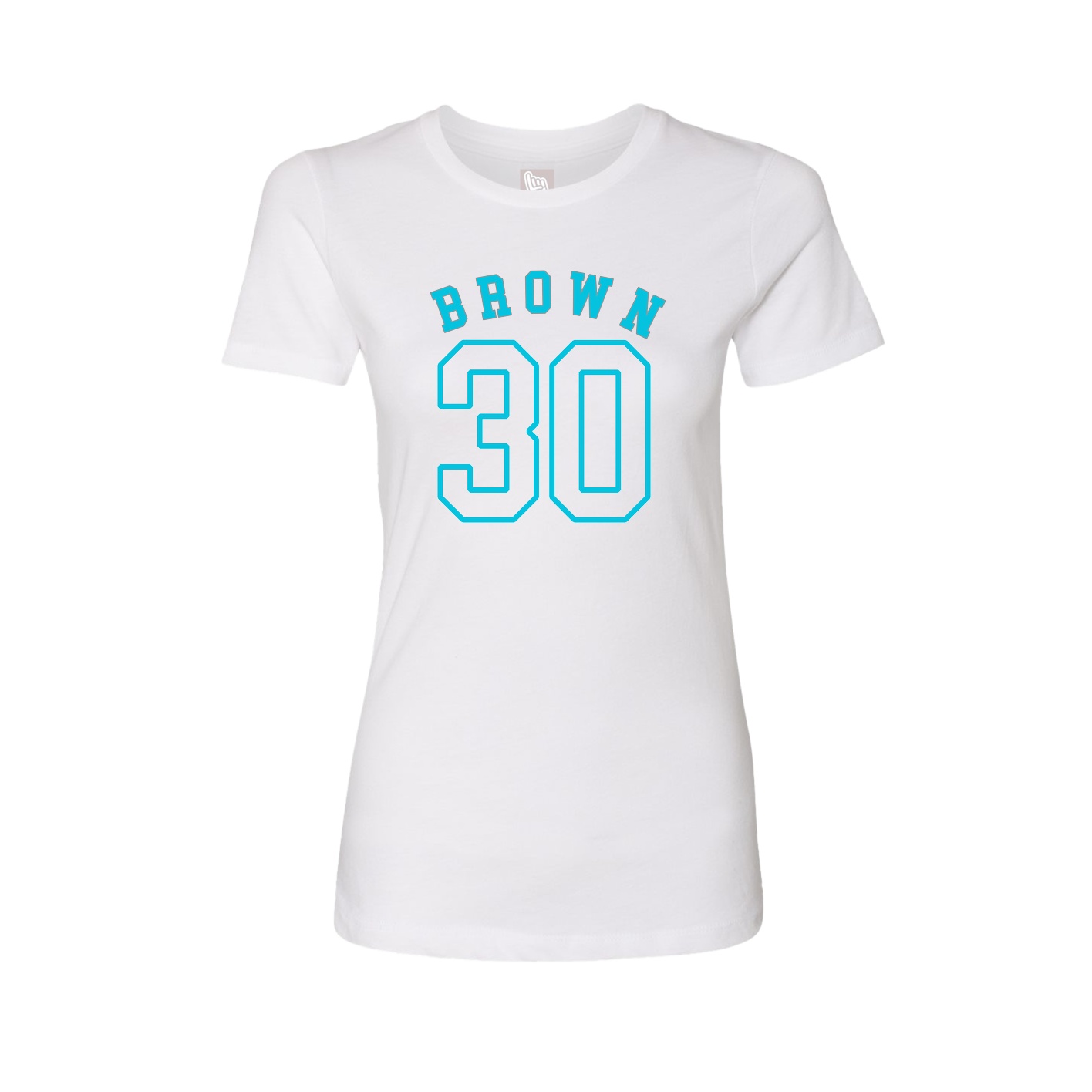 Fitted Women's Tee — Shirsey Arch in White