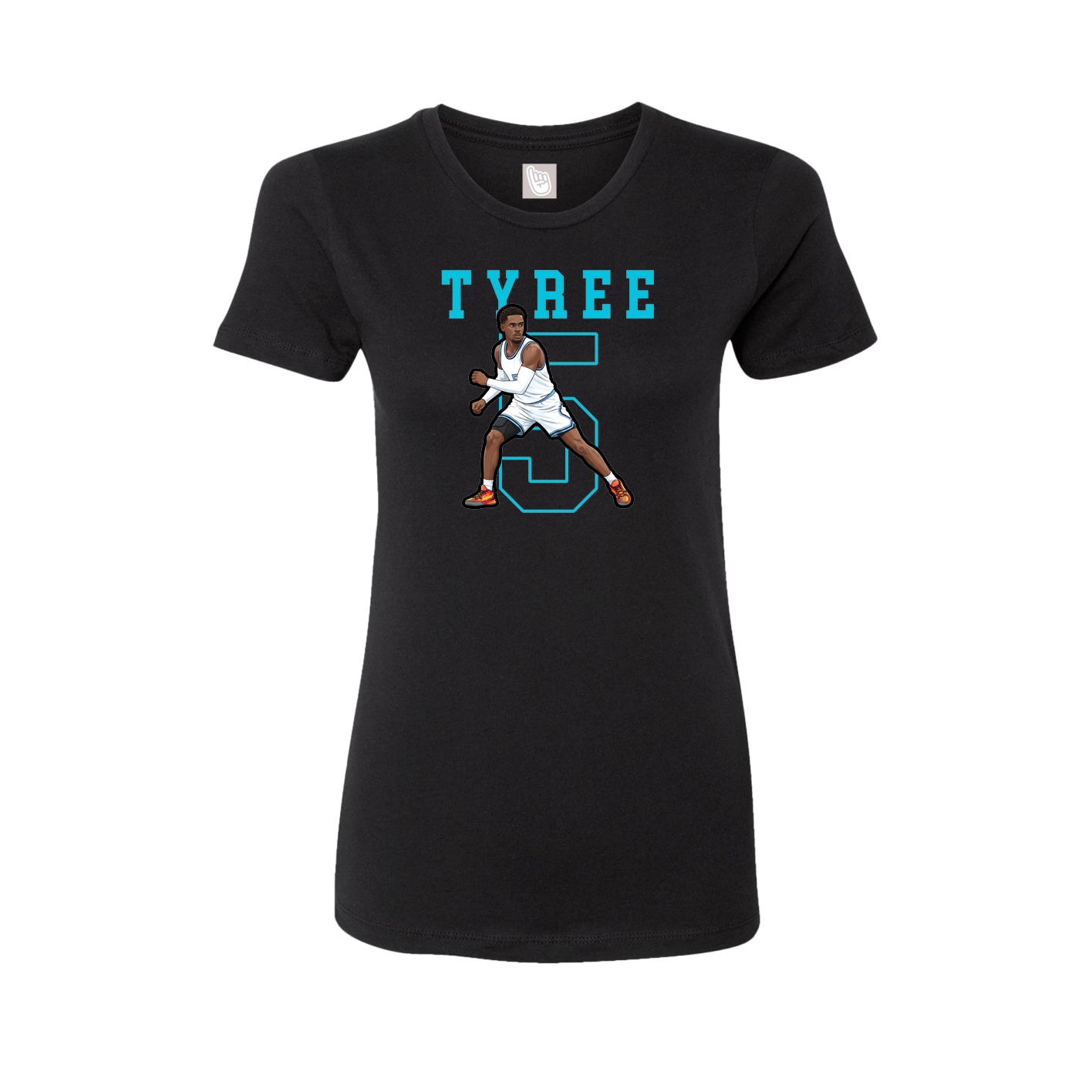 Fitted Women's Tee — Shirsey in Black