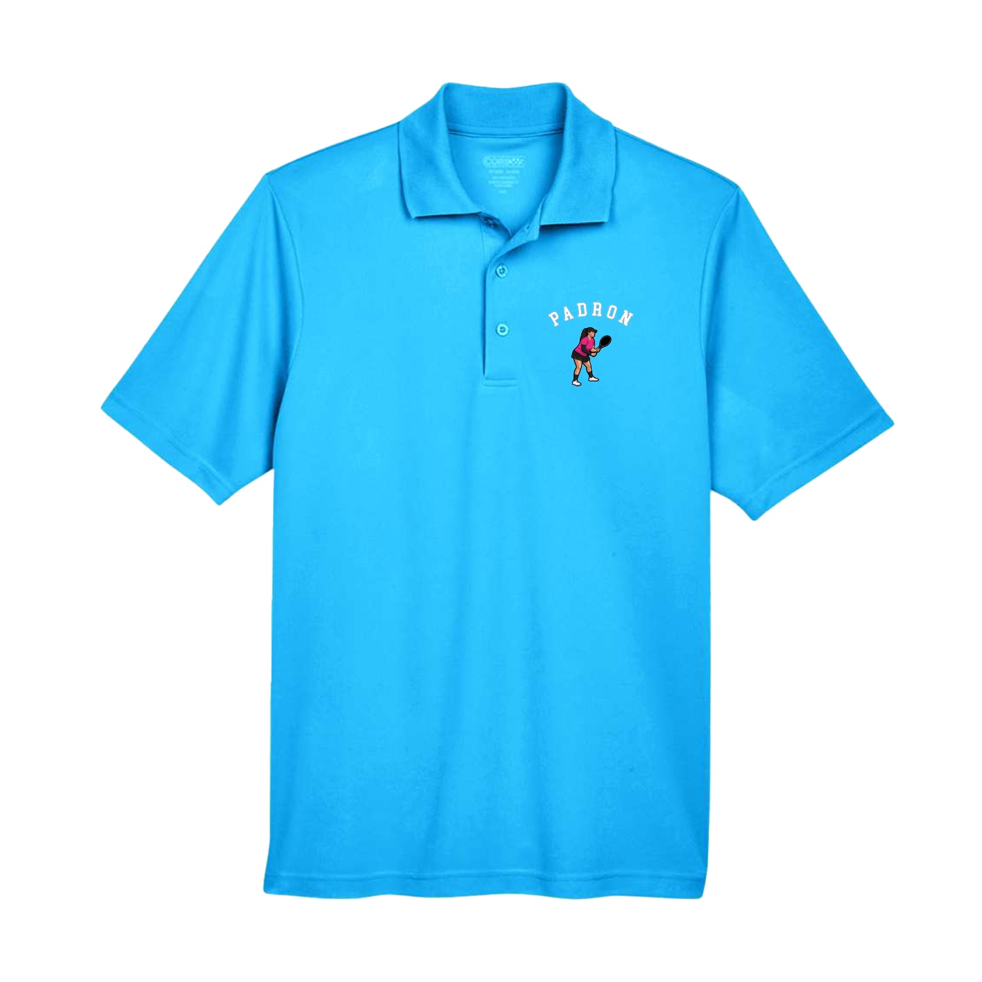 Performance Polo — Shirsey Arch in Light Blue