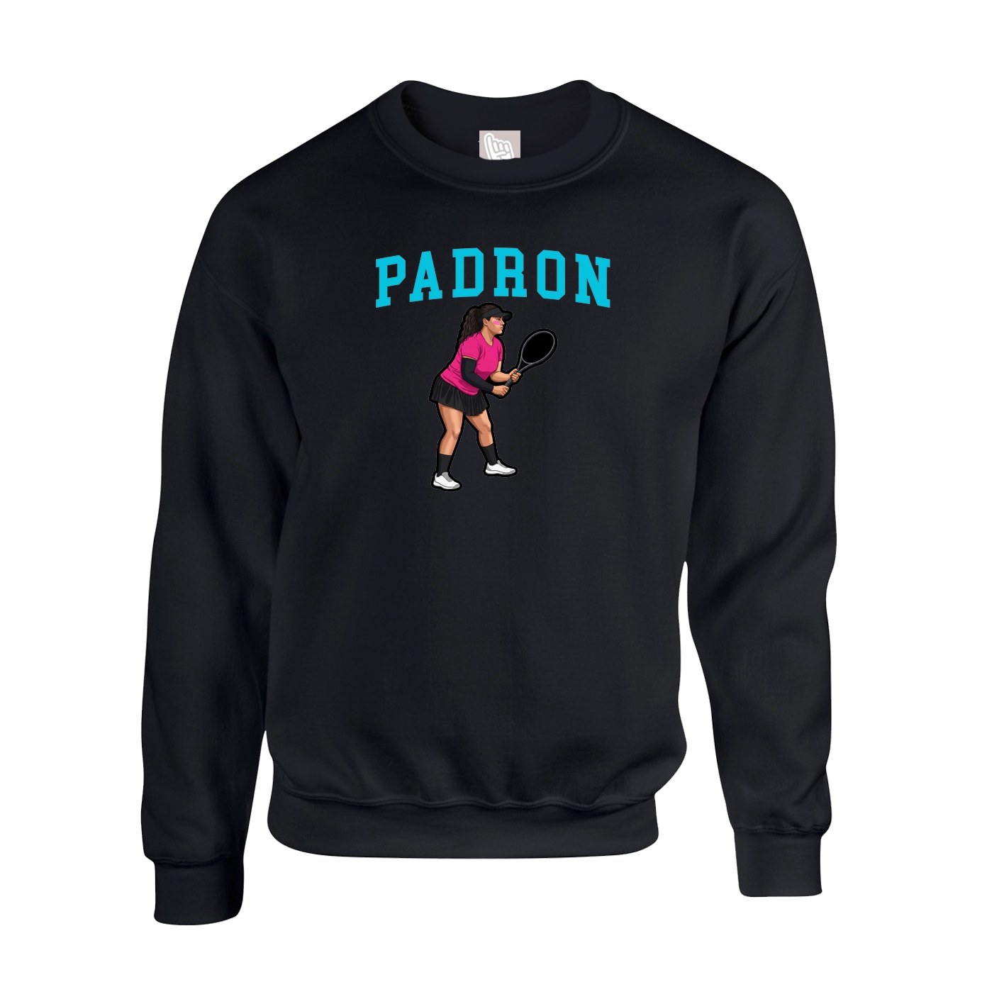 Fleece Crew — Shirsey in Black