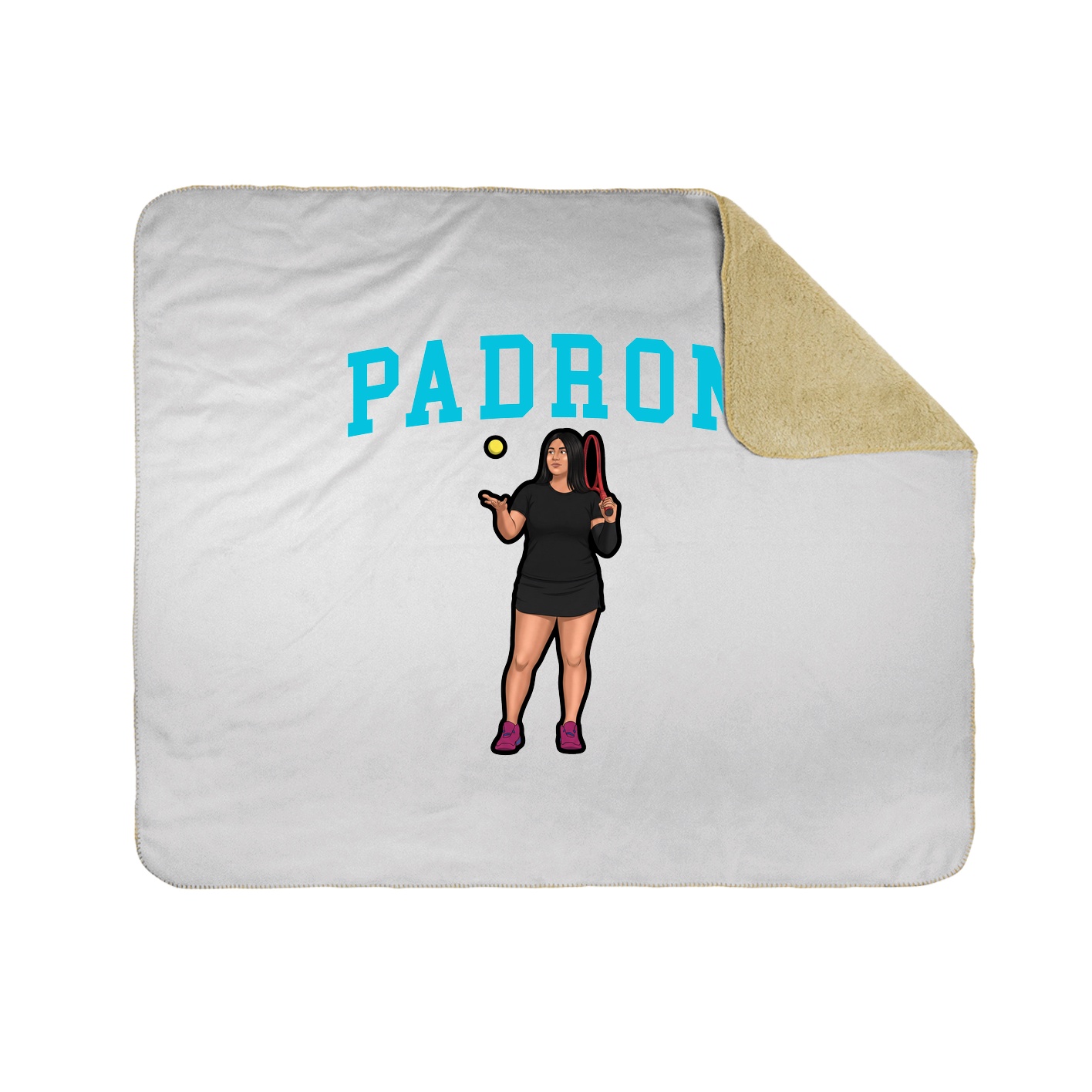 Throw Blanket — Shirsey in White