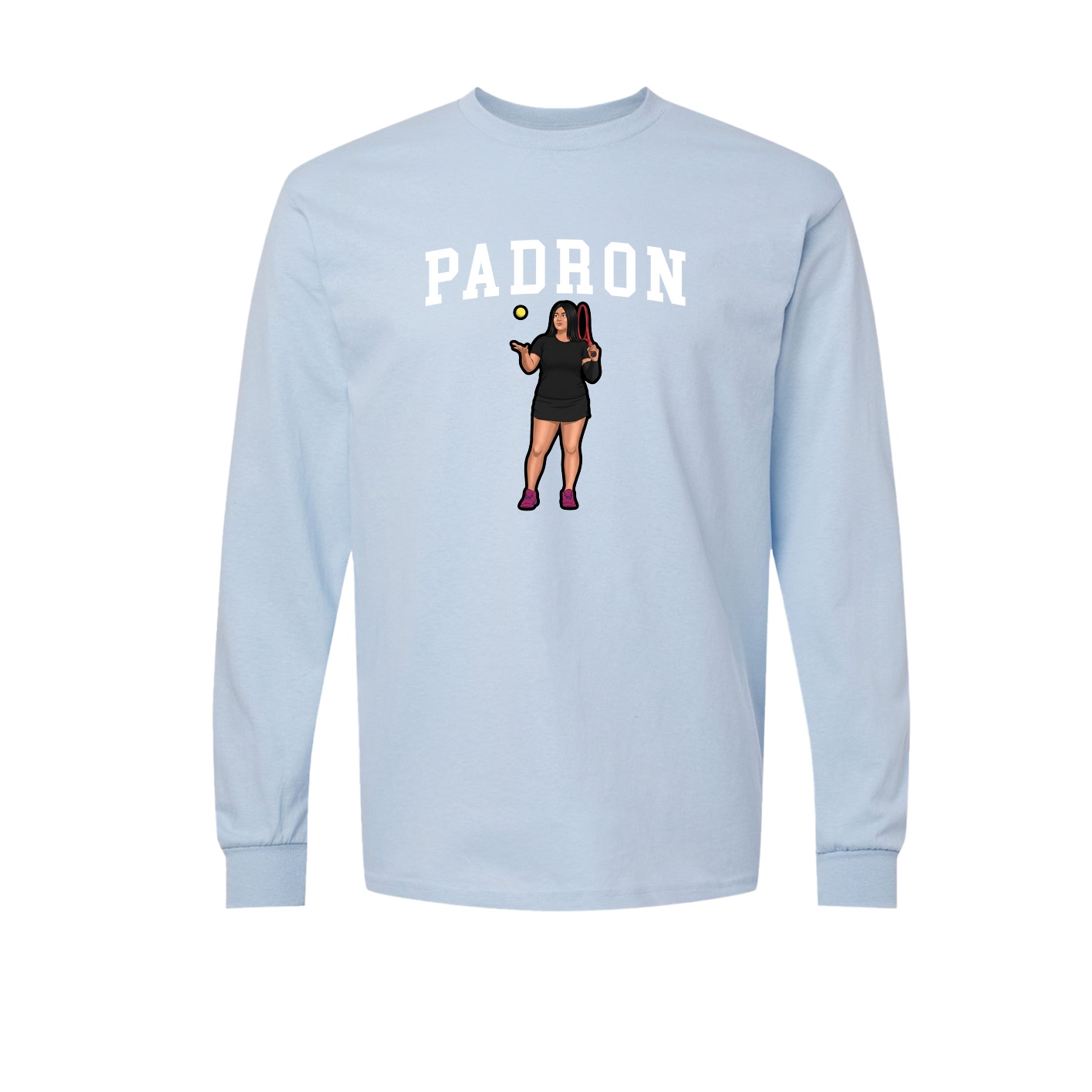 Long Sleeve Tee — Shirsey in Light Blue