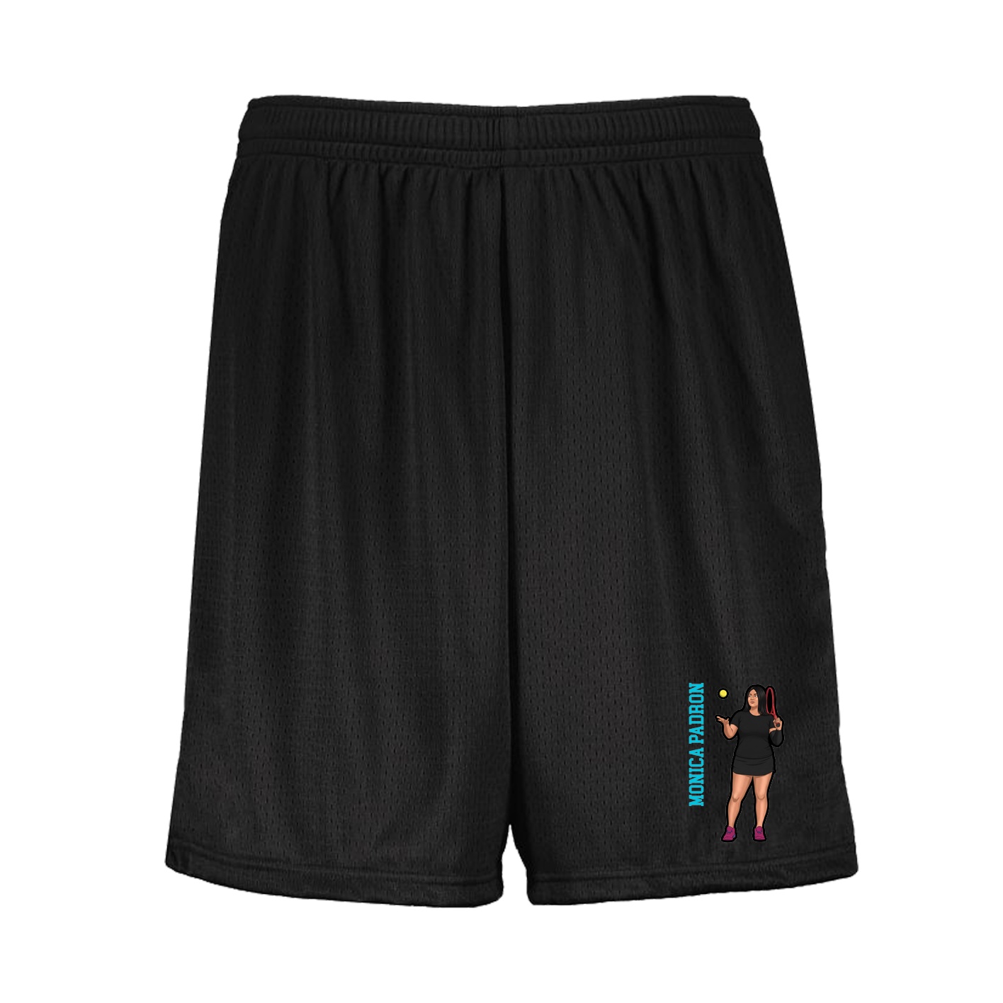 Shorts — Name Vertical in Black