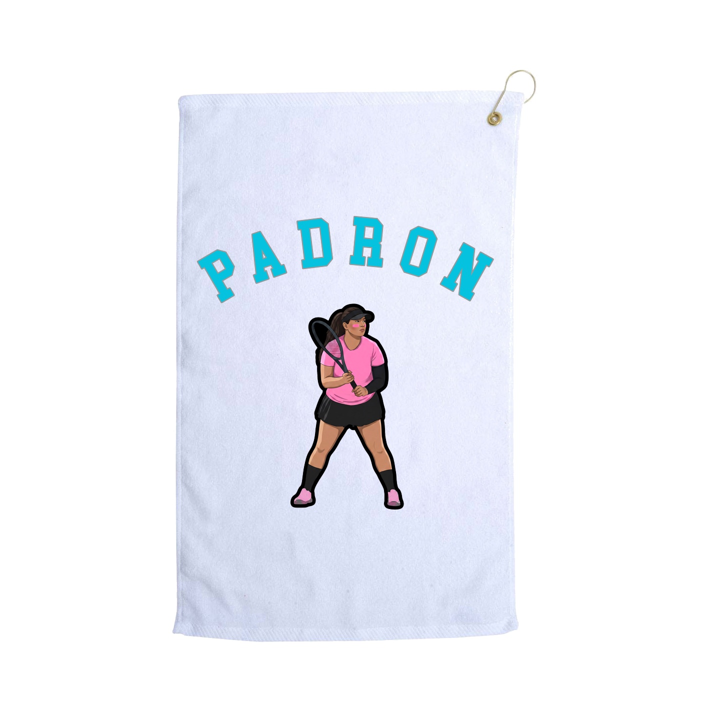 Golf Towel — Shirsey Arch in White