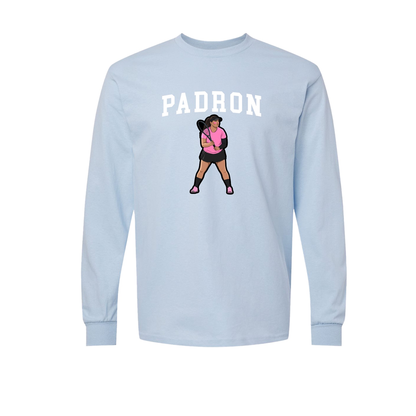 Long Sleeve Tee — Shirsey in Light Blue