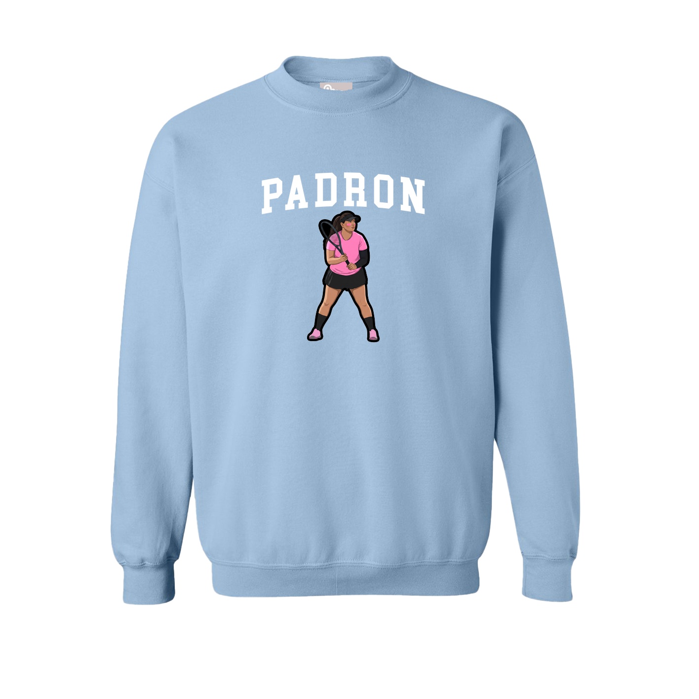 Fleece Crew — Shirsey in Light Blue