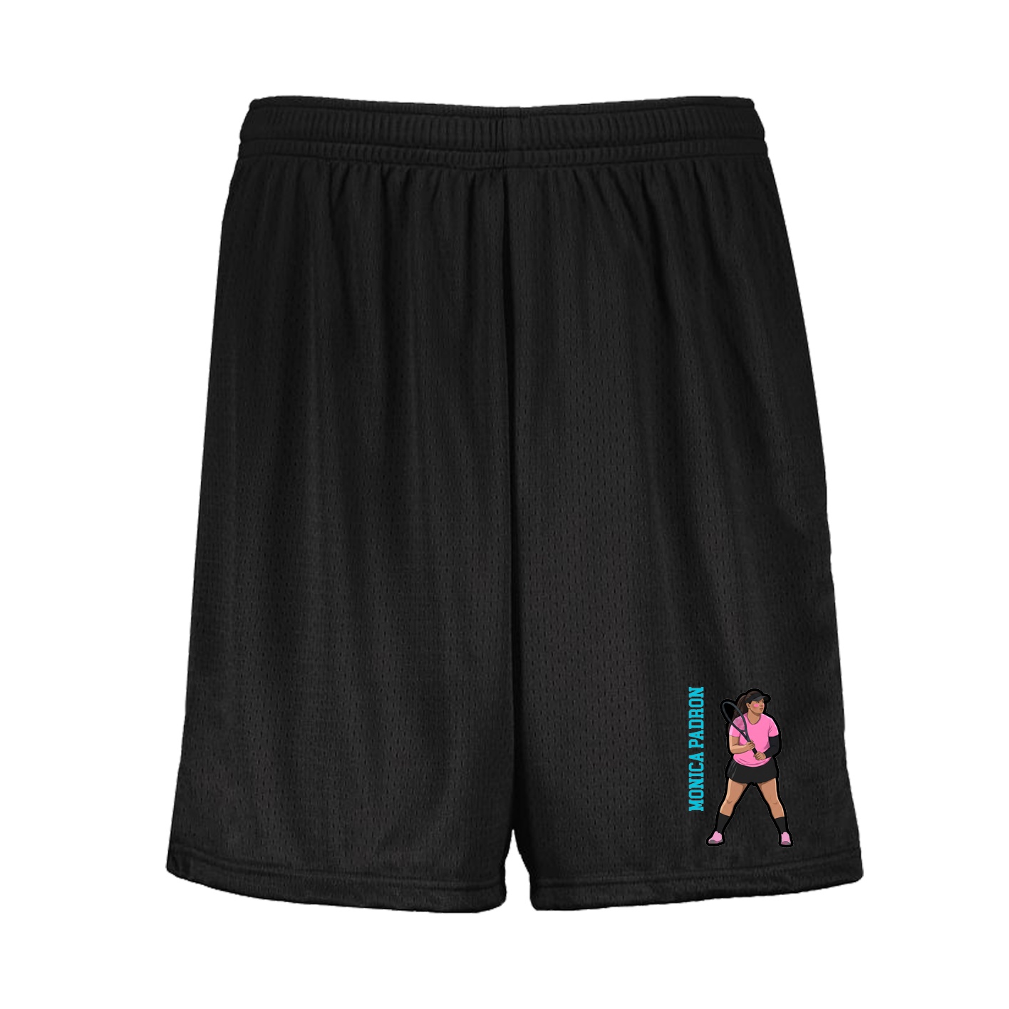 Shorts — Name Vertical in Black