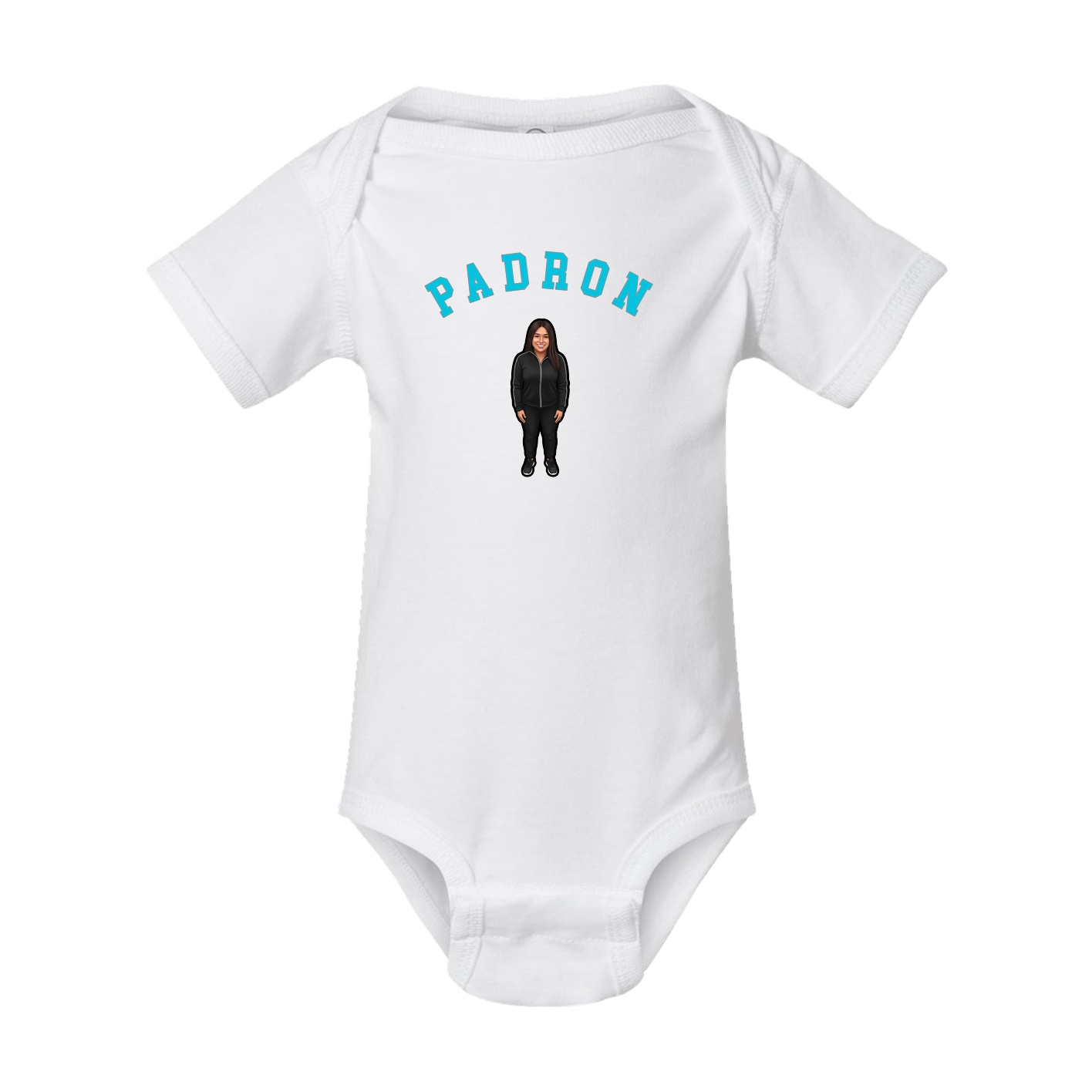 Baby Onesie — Shirsey Arch in White