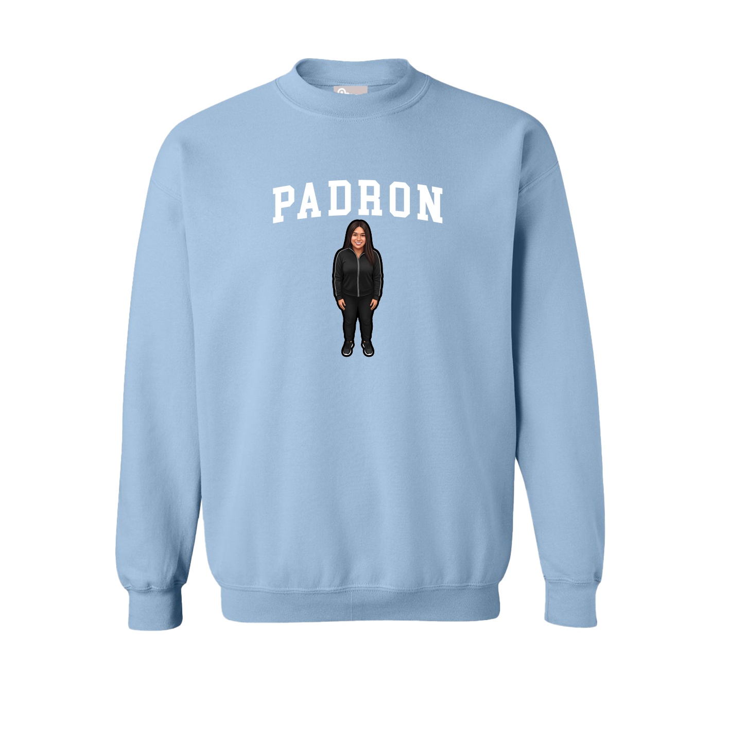Fleece Crew — Shirsey in Light Blue