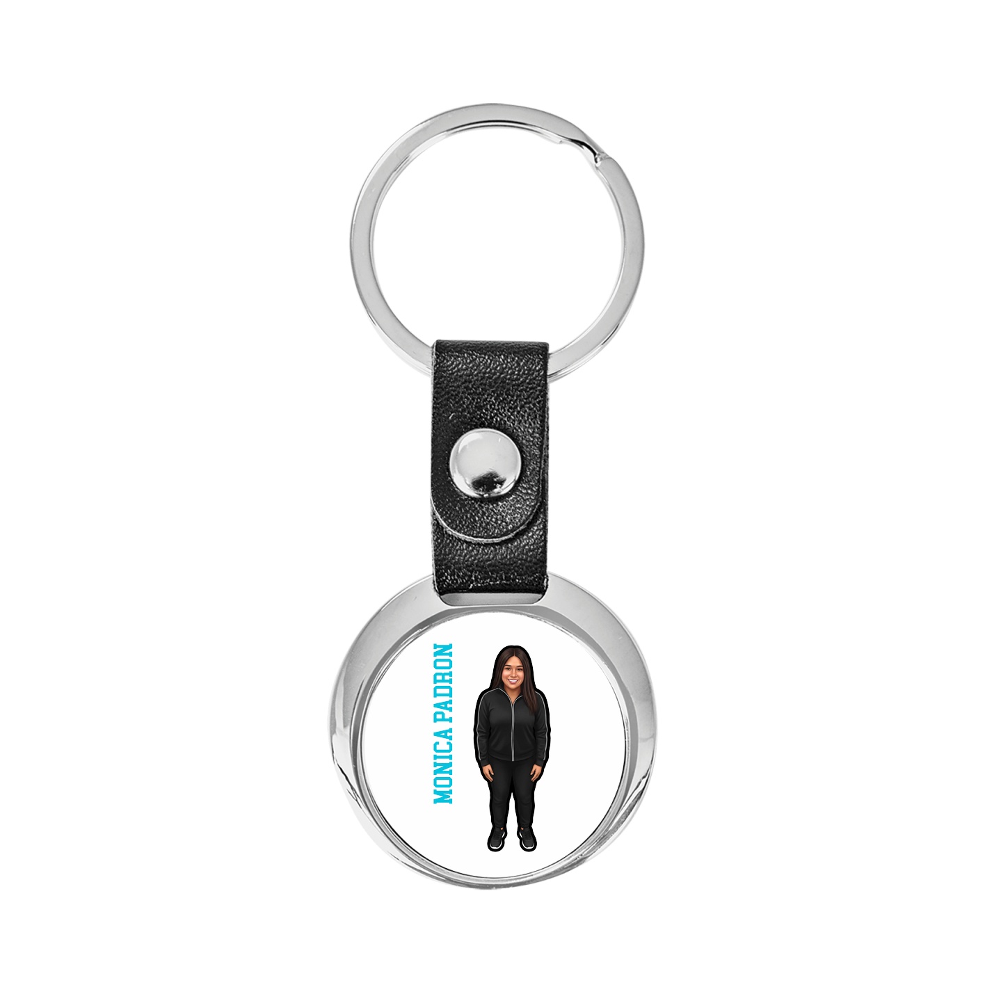 Key Chain — Name Vertical in Classic