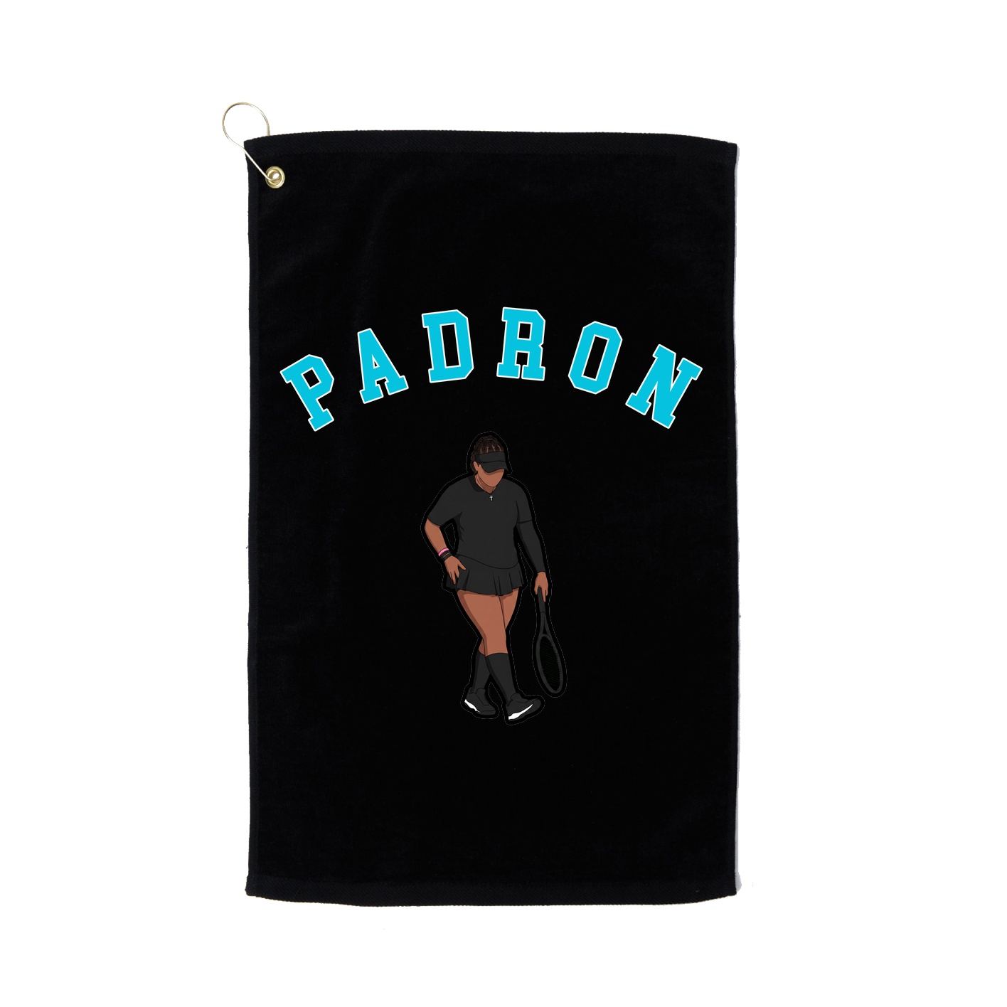 Golf Towel — Shirsey Arch in Black