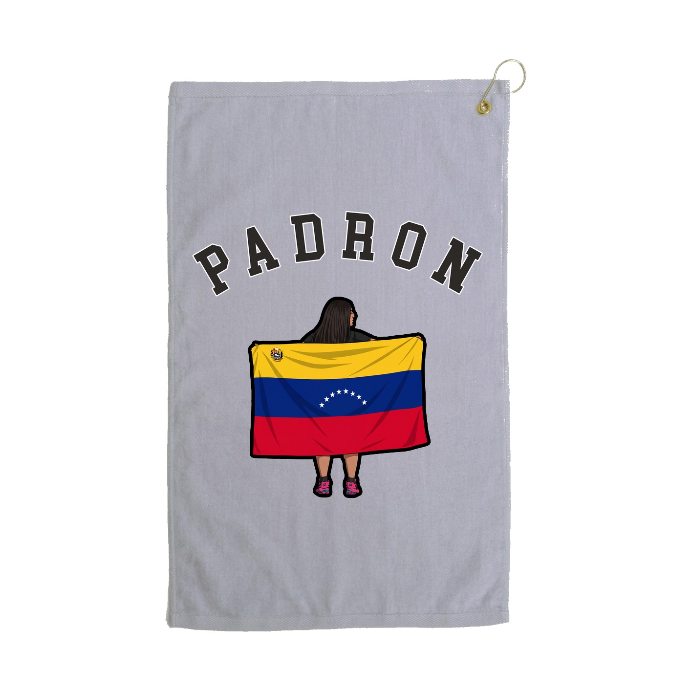 Golf Towel — Shirsey Arch in Grey