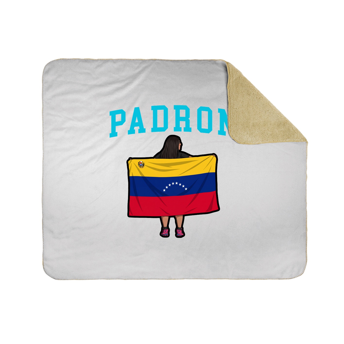 Throw Blanket — Shirsey in White