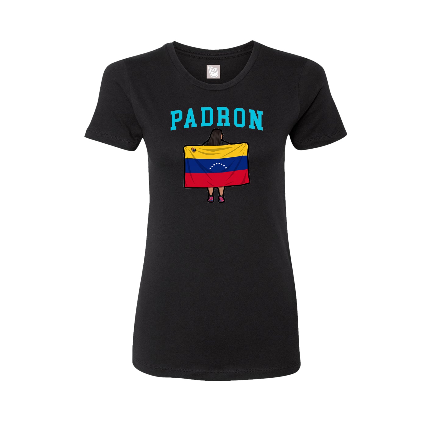 Fitted Women's Tee — Shirsey in Black