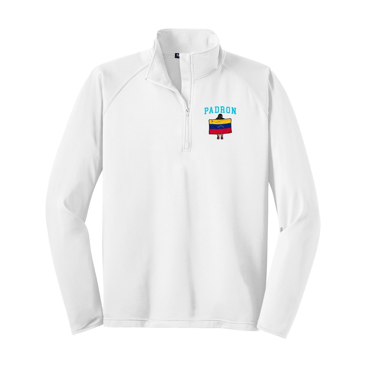 Q-Zip Pullover — Shirsey in White