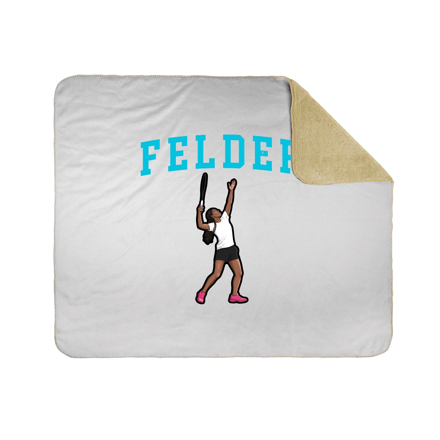 Throw Blanket — Shirsey in White