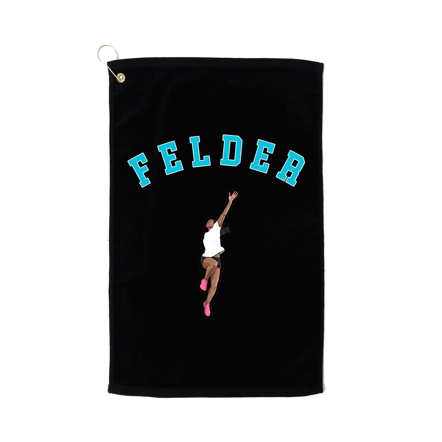 Golf Towel — Shirsey Arch in Black