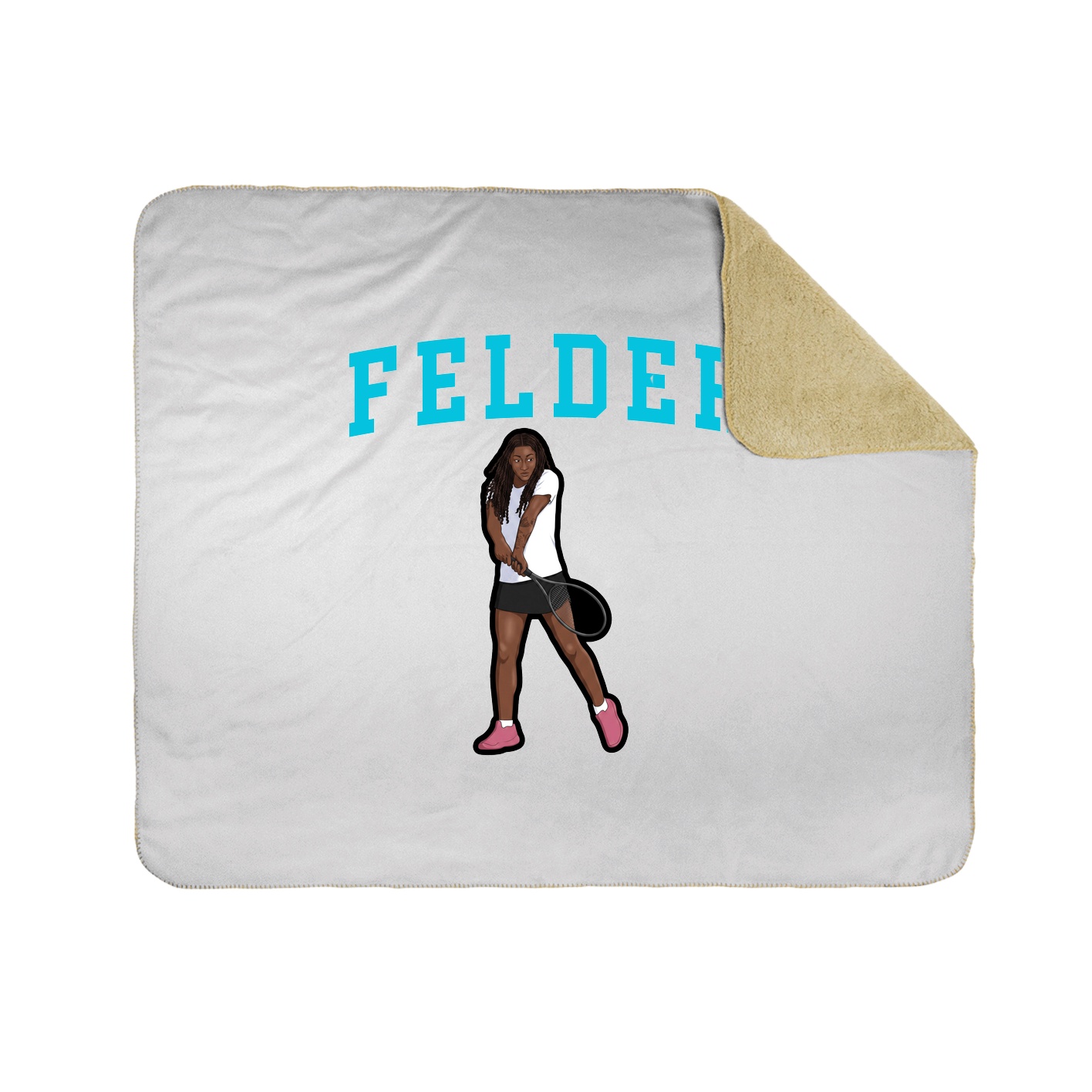 Throw Blanket — Shirsey in White