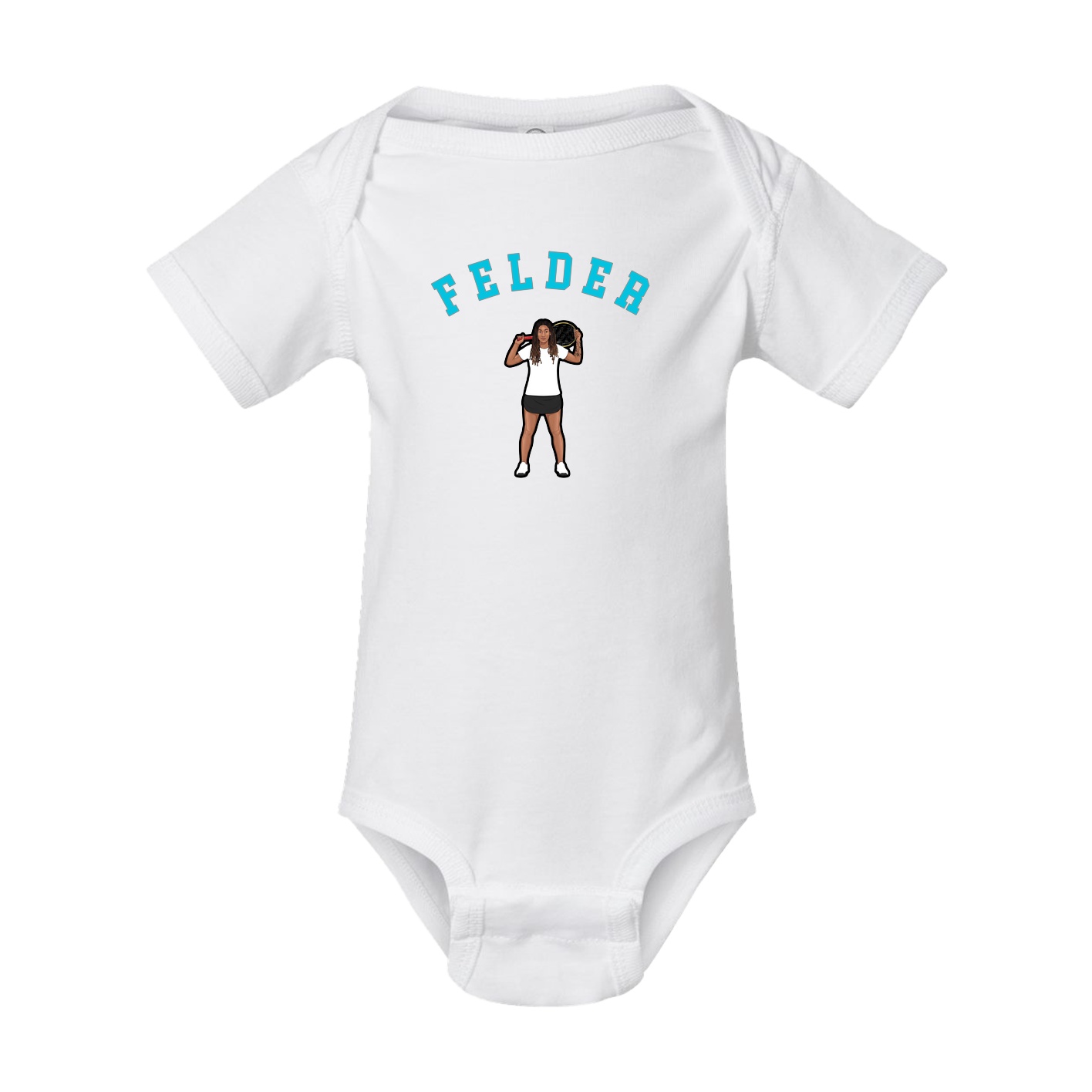 Baby Onesie — Shirsey Arch in White