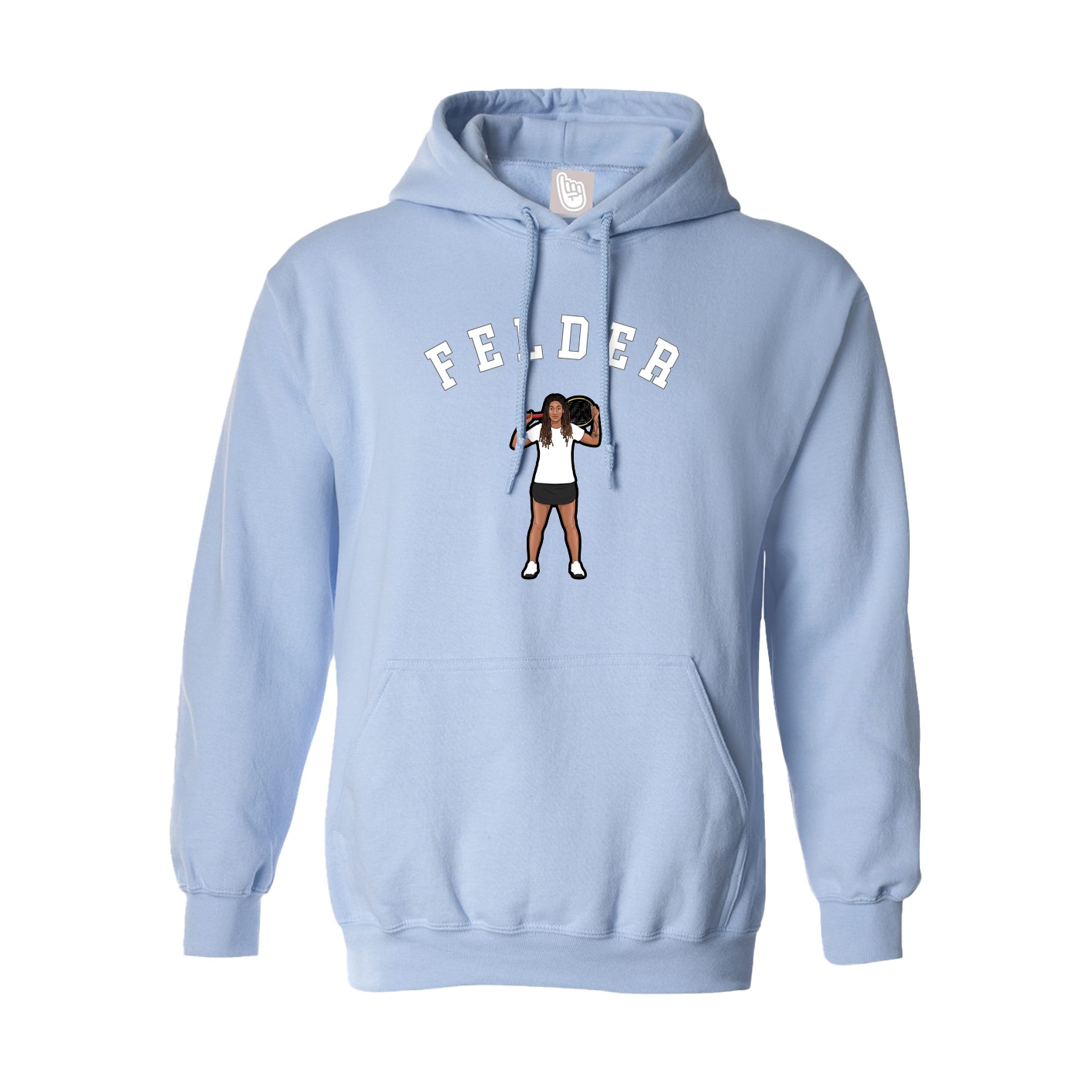 Hoodie — Shirsey Arch in Light Blue