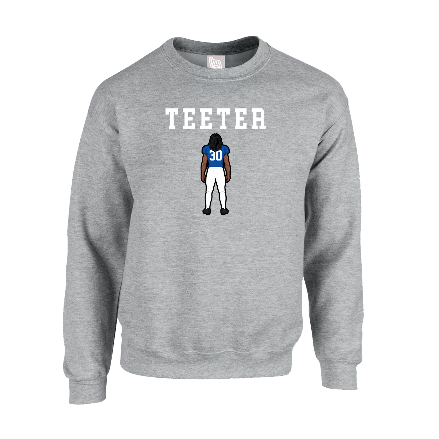 Fleece Crew — Shirsey in Grey
