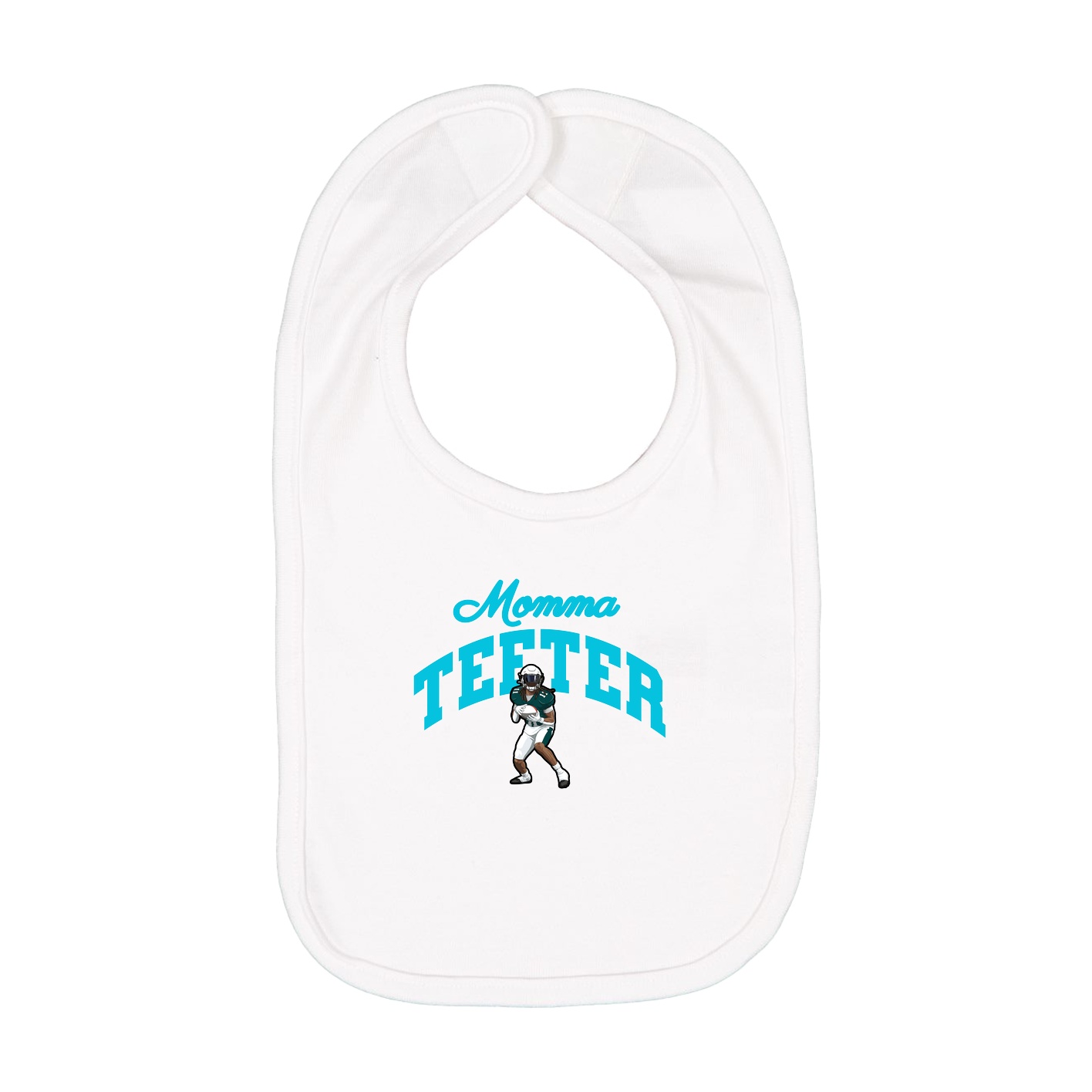 Infant Bib — Mothers Day Arch in White