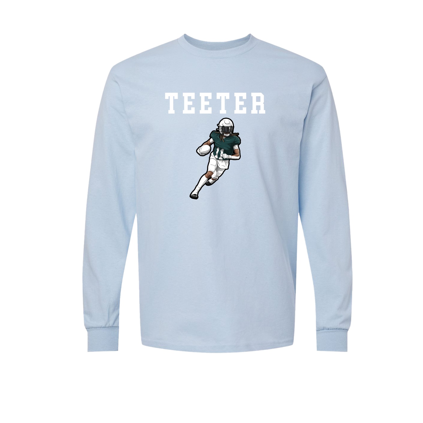 Long Sleeve Tee — Shirsey in Light Blue