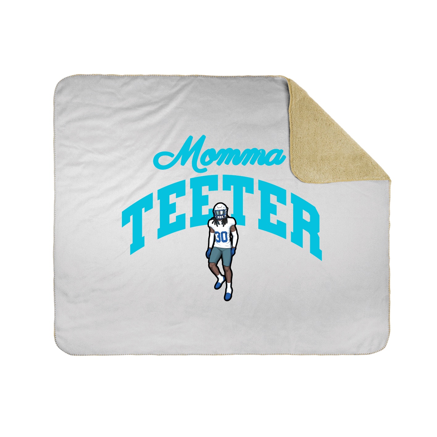 Throw Blanket — Mothers Day Arch in White
