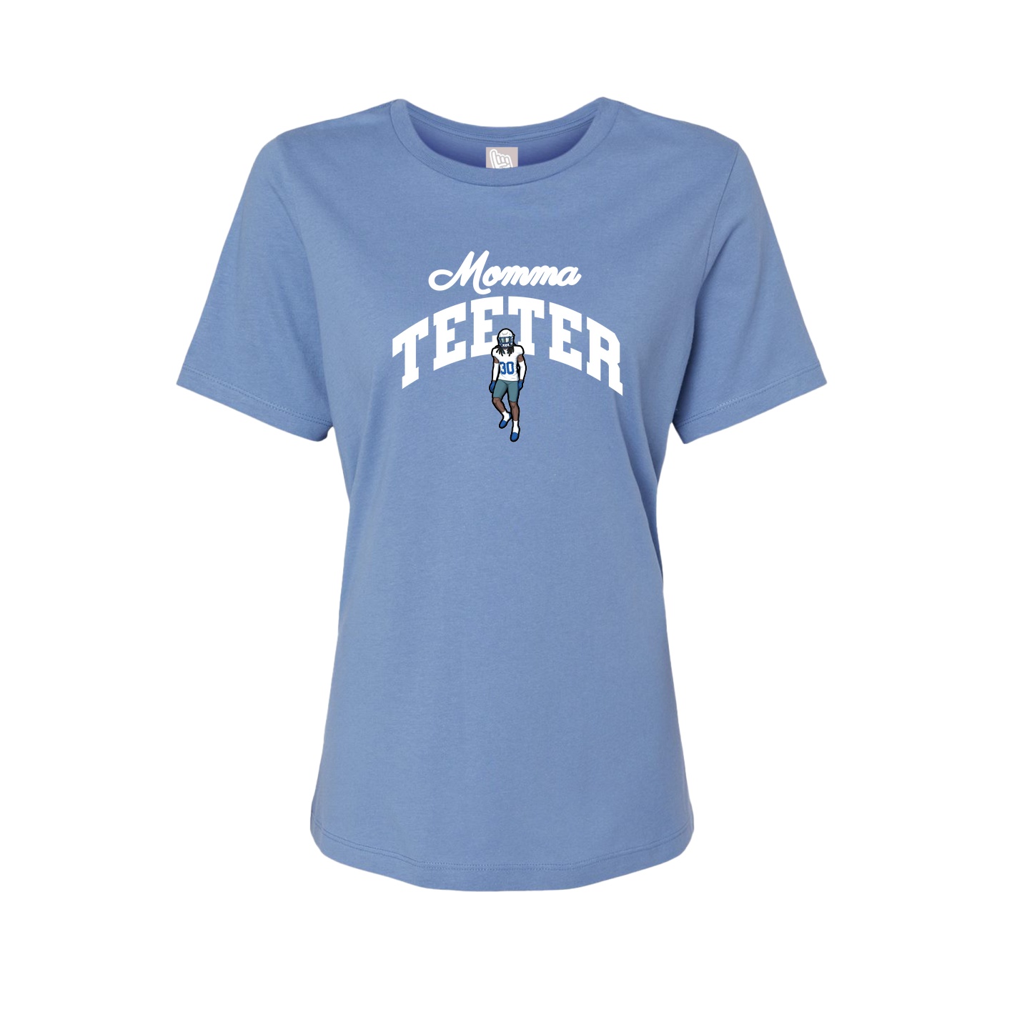 Womens Tee — Mothers Day Arch in Powder Blue