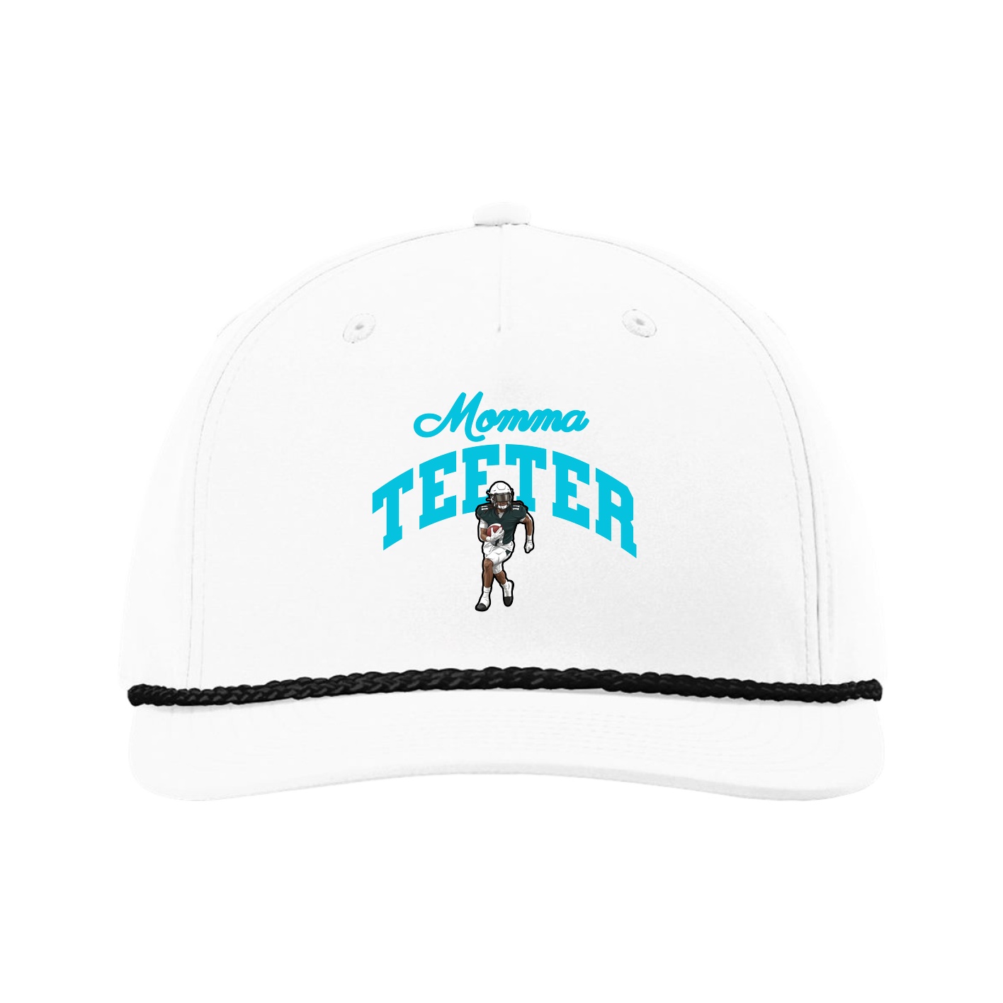 Five-Panel Classic Rope Cap — Mothers Day Arch in White