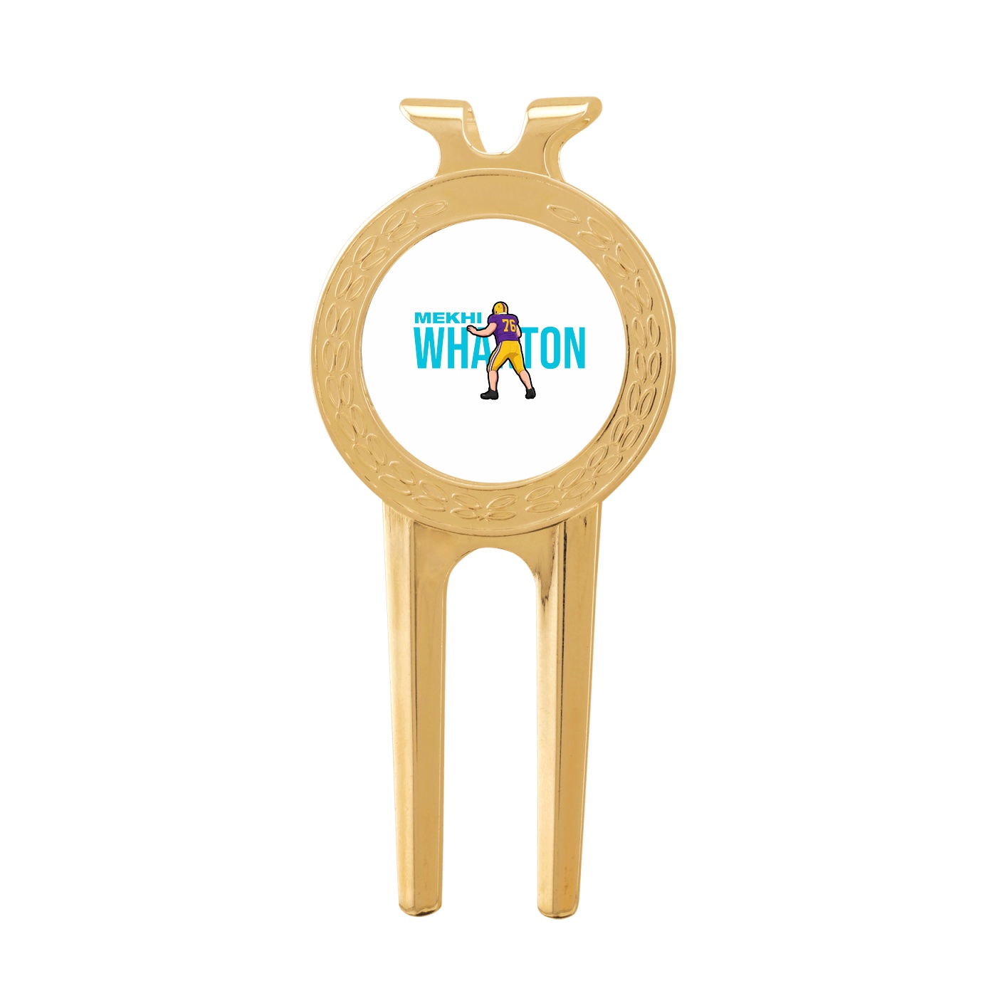 Divot Tool with Ball Marker — Player Name in Classic
