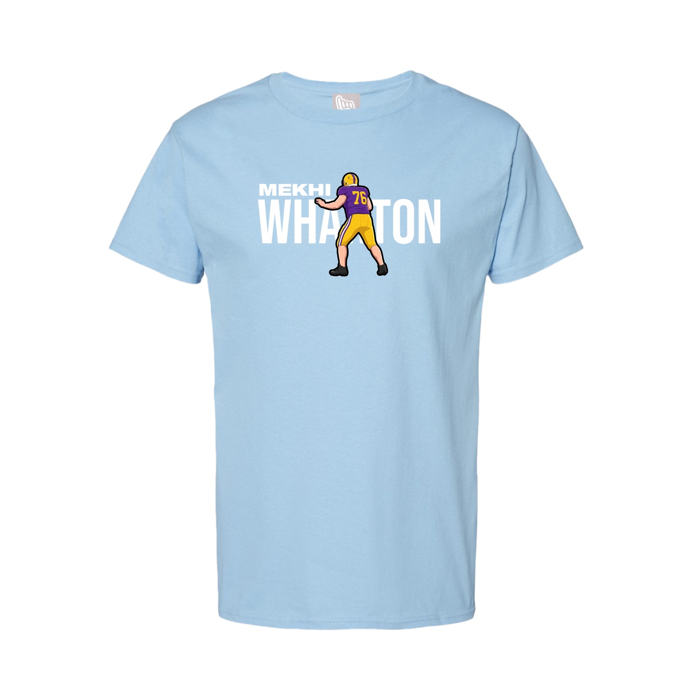 Tee — Player Name in Light Blue