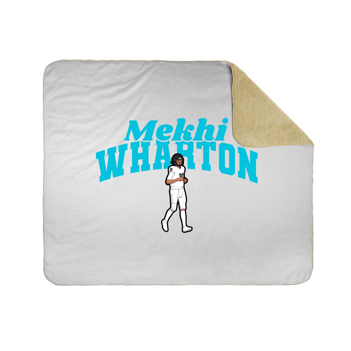 Throw Blanket — Signature Arch in White