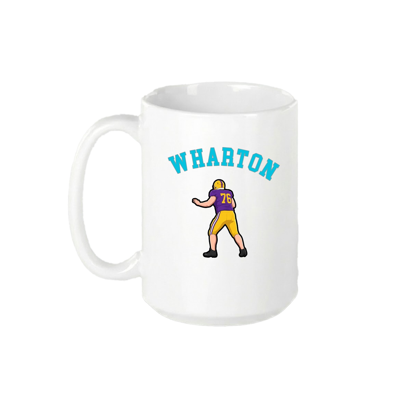 15oz Coffee Mug — Shirsey Arch in White
