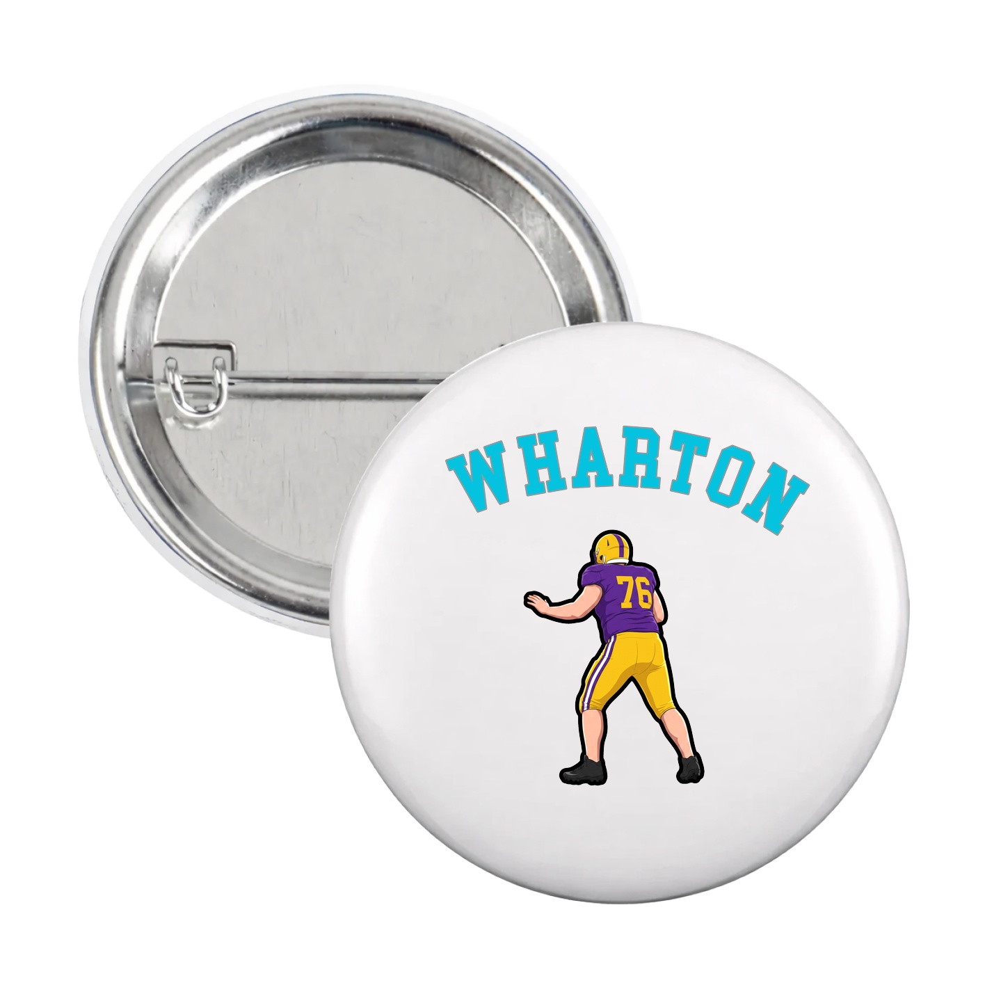 Game Day Button — Shirsey Arch in White