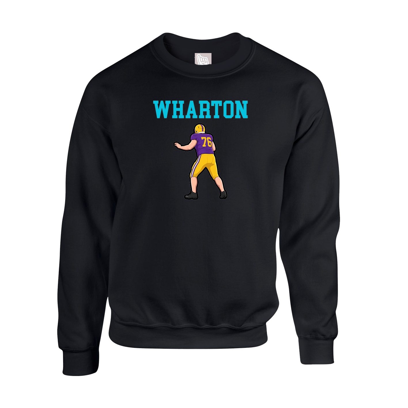 Fleece Crew — Shirsey in Black