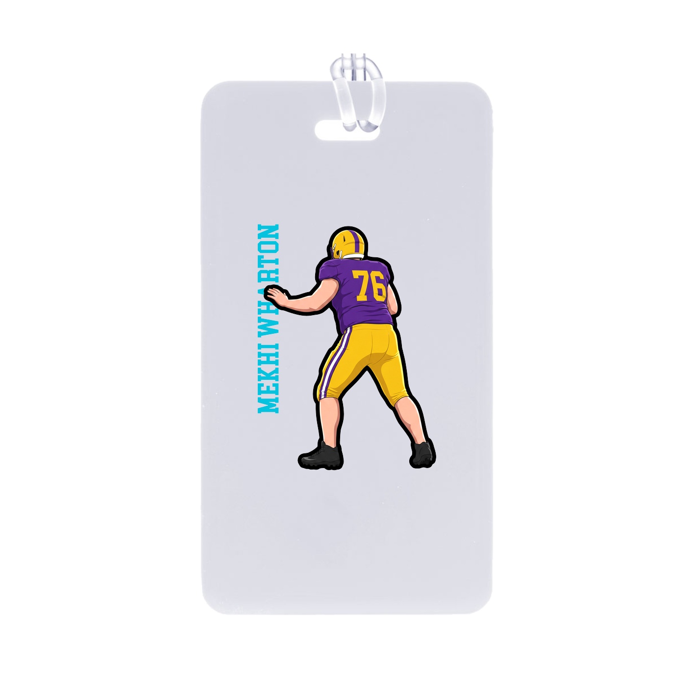 Bag Tag — Name Vertical in Classic
