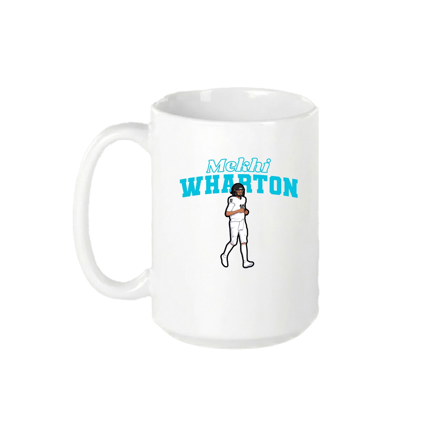 15oz Coffee Mug — Name Arch in White