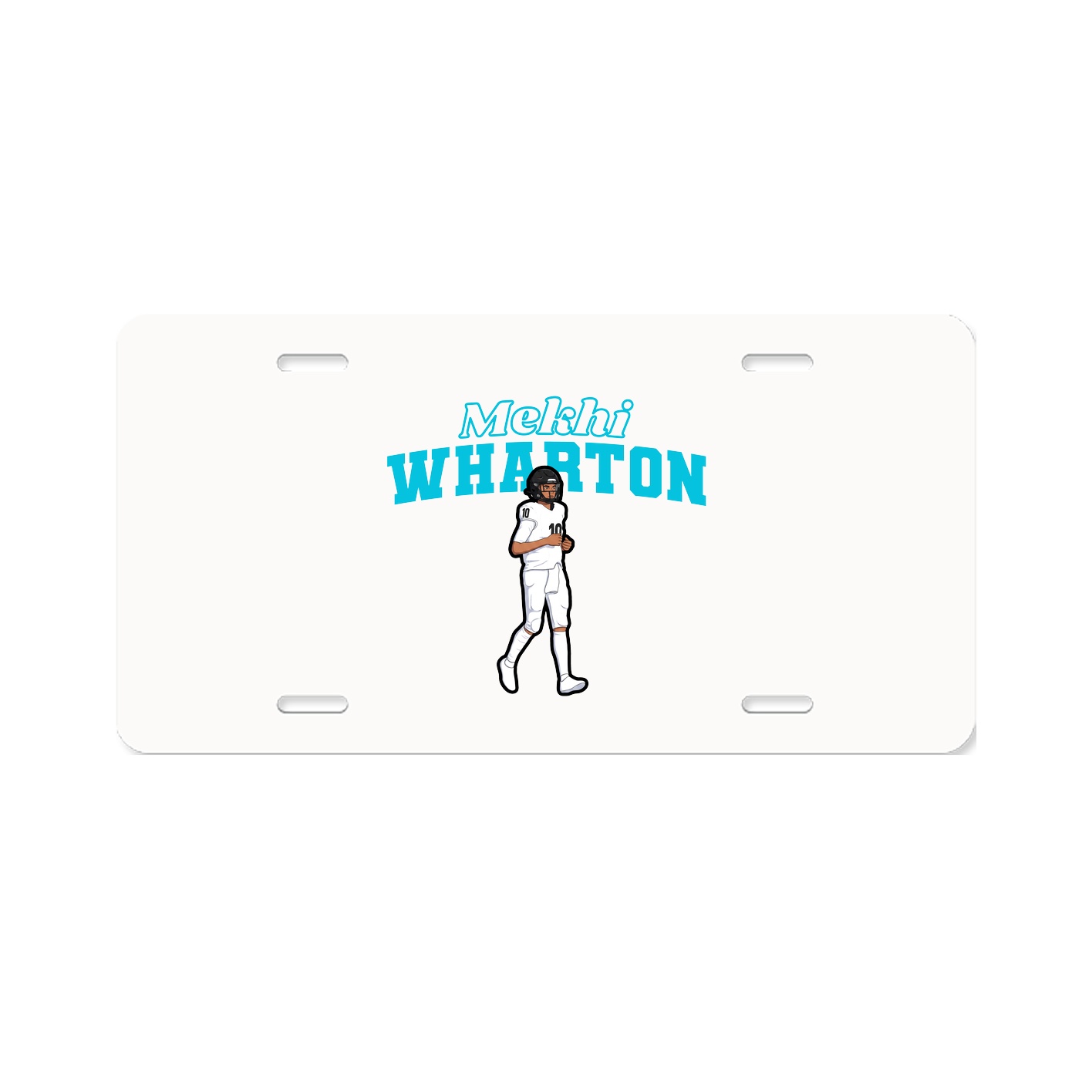License Plate — Name Arch in Classic