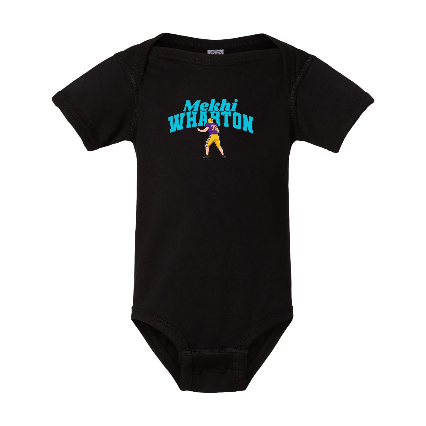 Baby Onesie — Signature Arch in Black