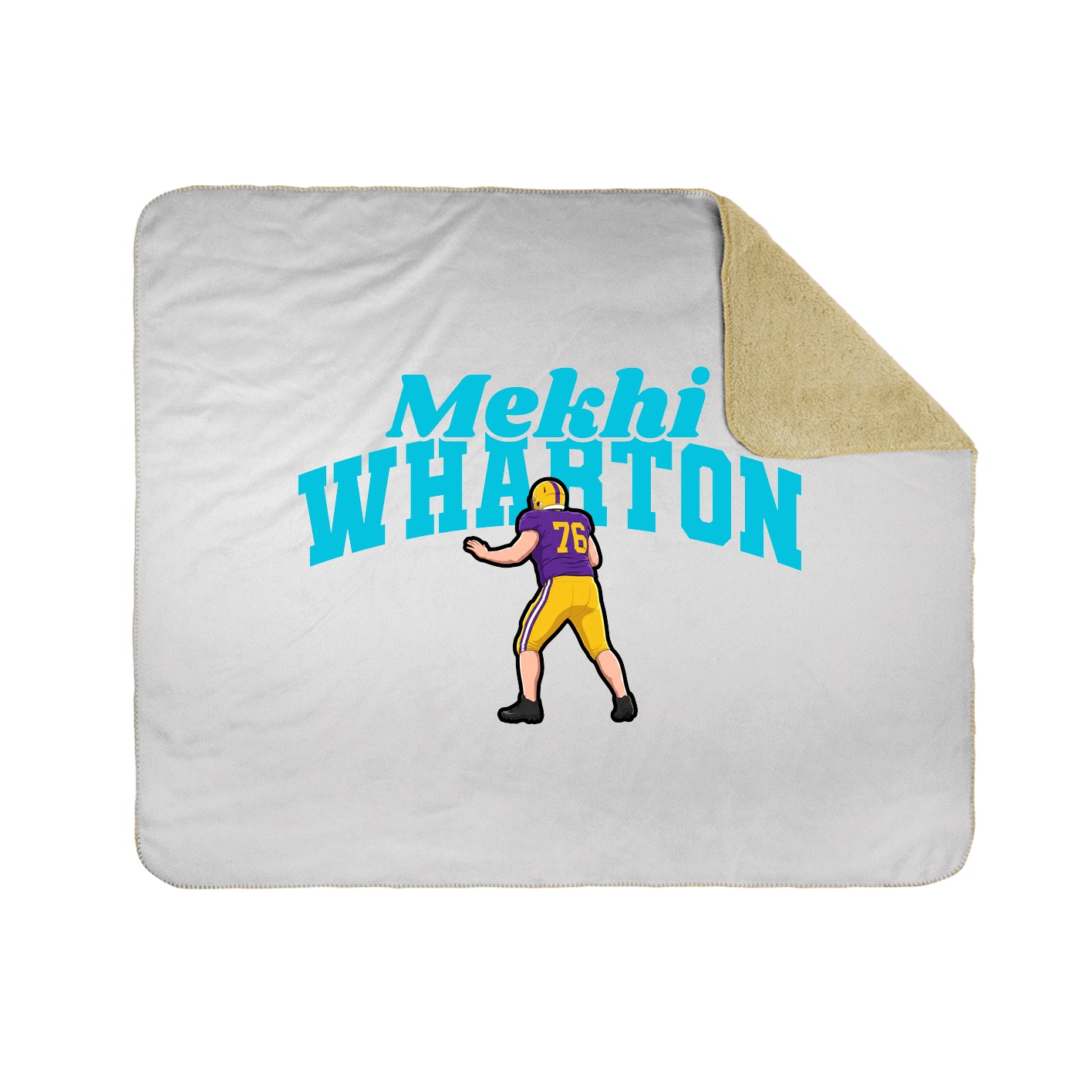 Throw Blanket — Signature Arch in White