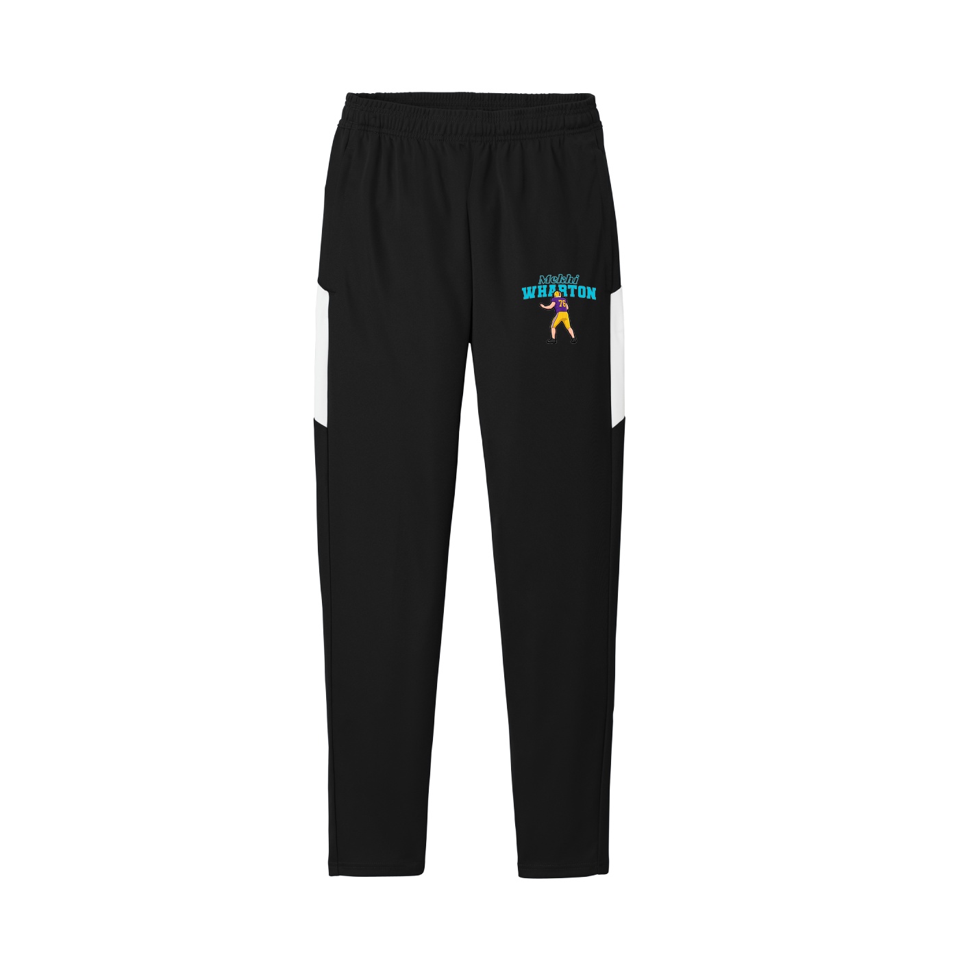 Team Travel Pant — Name Arch in Black/White