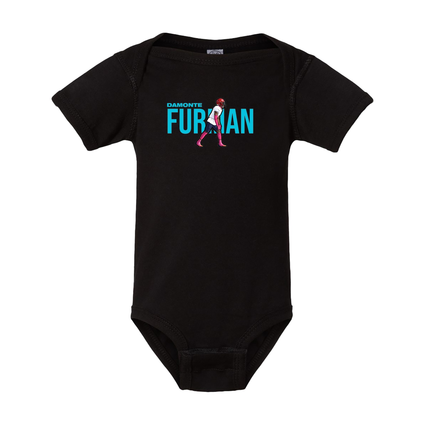 Baby Onesie — Player Name in Black