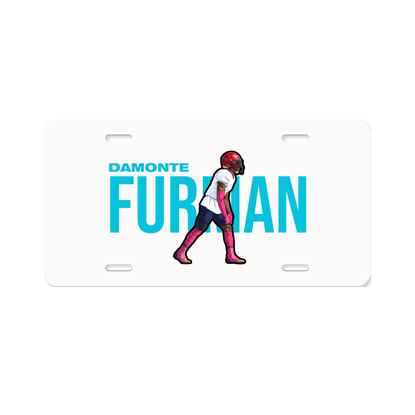 License Plate — Player Name in Classic