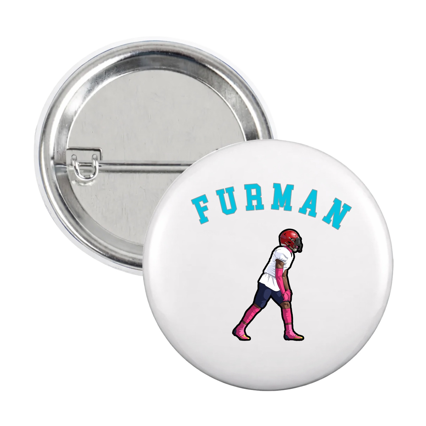 Game Day Button — Shirsey Arch in White