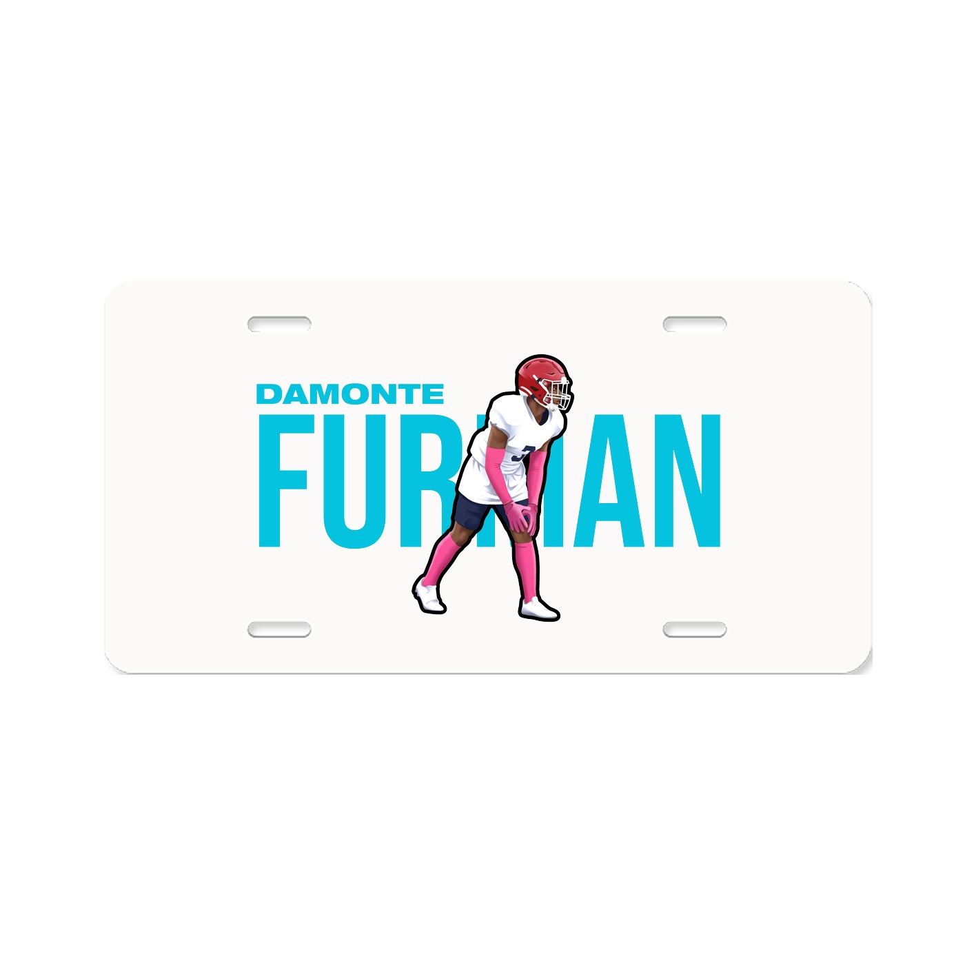License Plate — Player Name in Classic