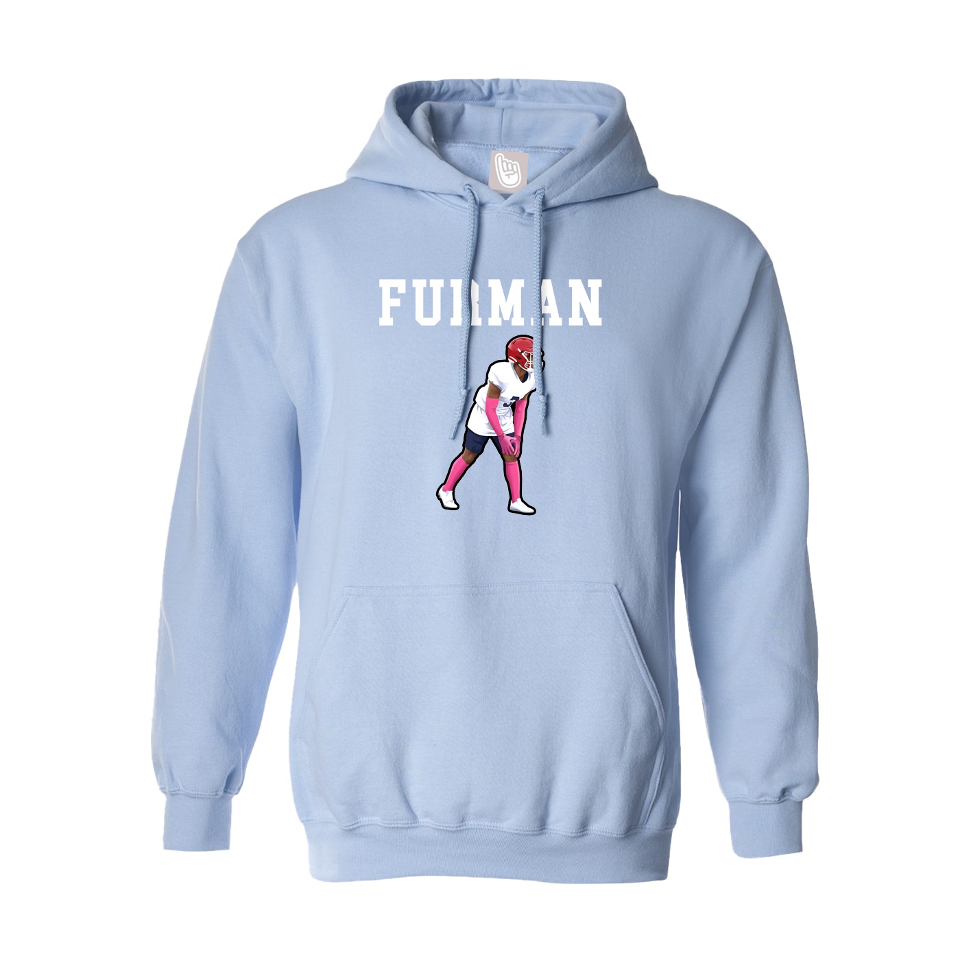 Hoodie — Shirsey in Light Blue